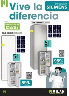 Vista previa Milar folleto Siemens válido desde el 01/07/2026