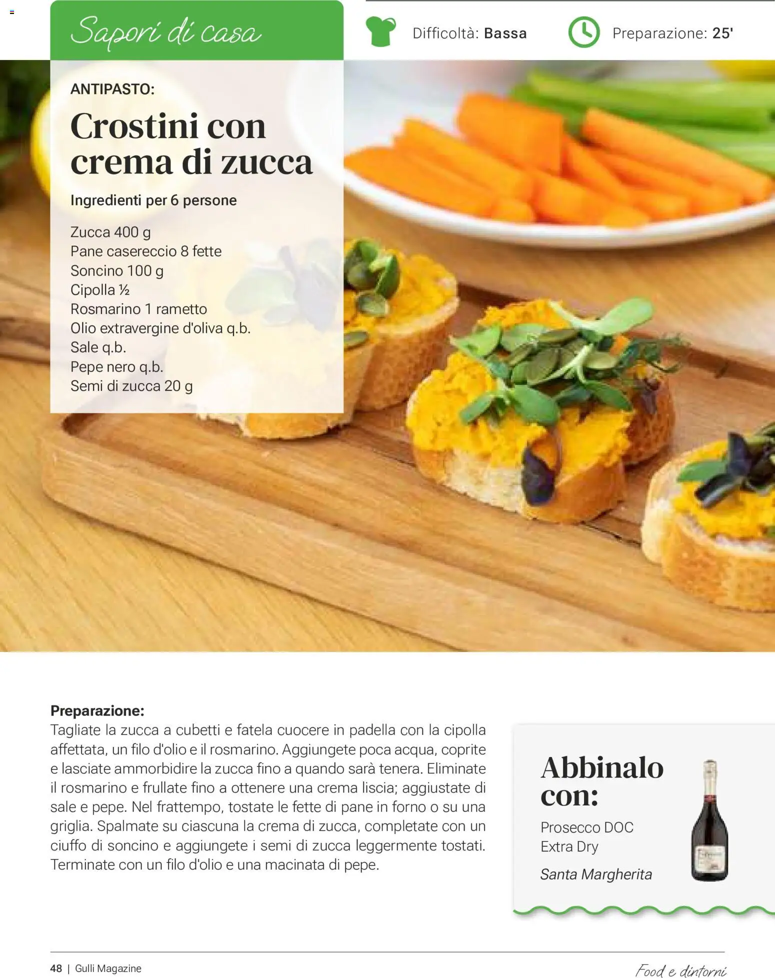 Volantino Gulliver del 01/10/2026 | Pagina: 48 | Prodotti: Prosecco, Sale, Cipolla, Zucca