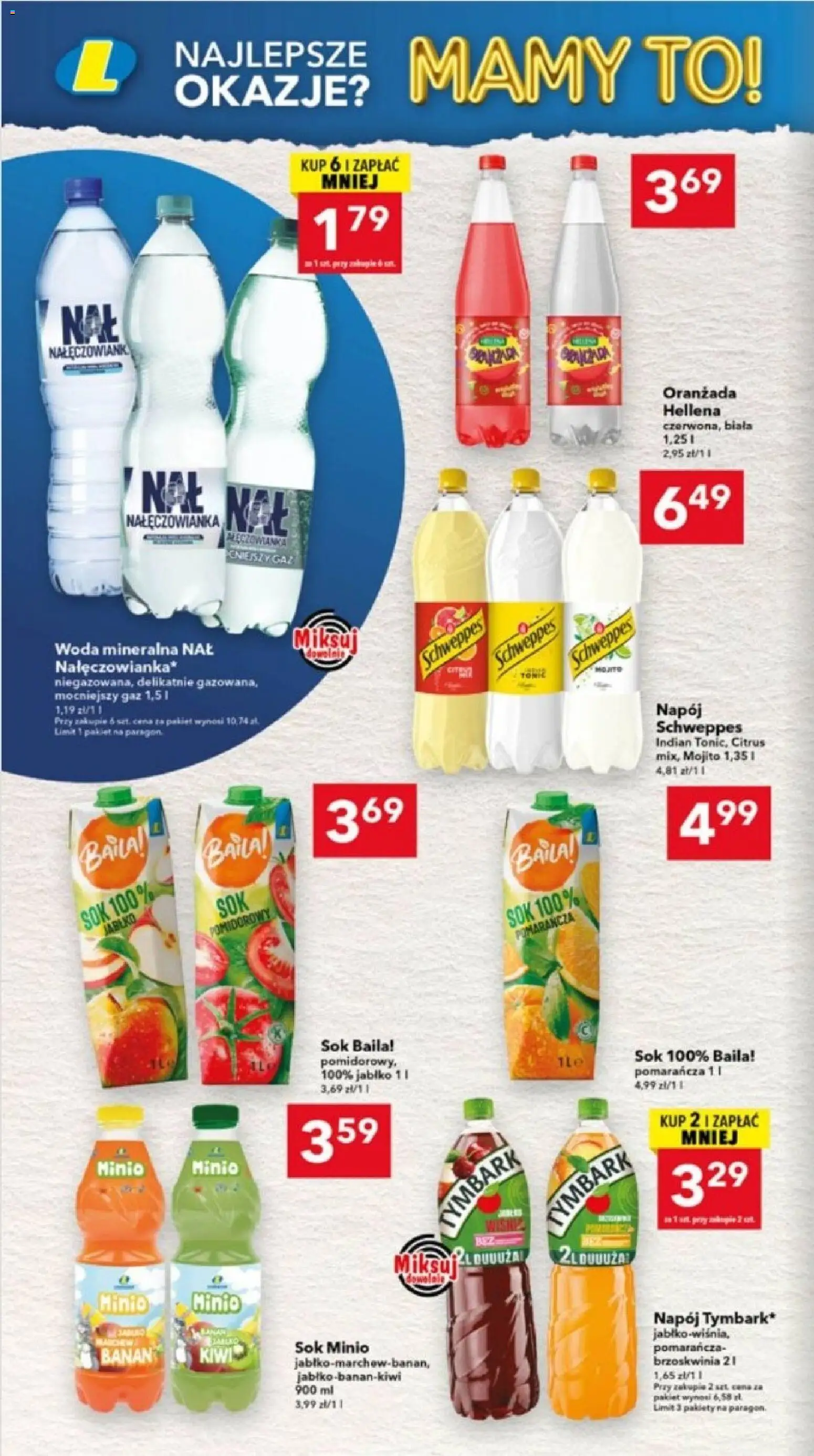 Lewiatan gazetka - Lublin od 02.06.2026 | Strona: 12 | Produkty: Brzoskwinia, Oranżada hellena, Banan, Woda