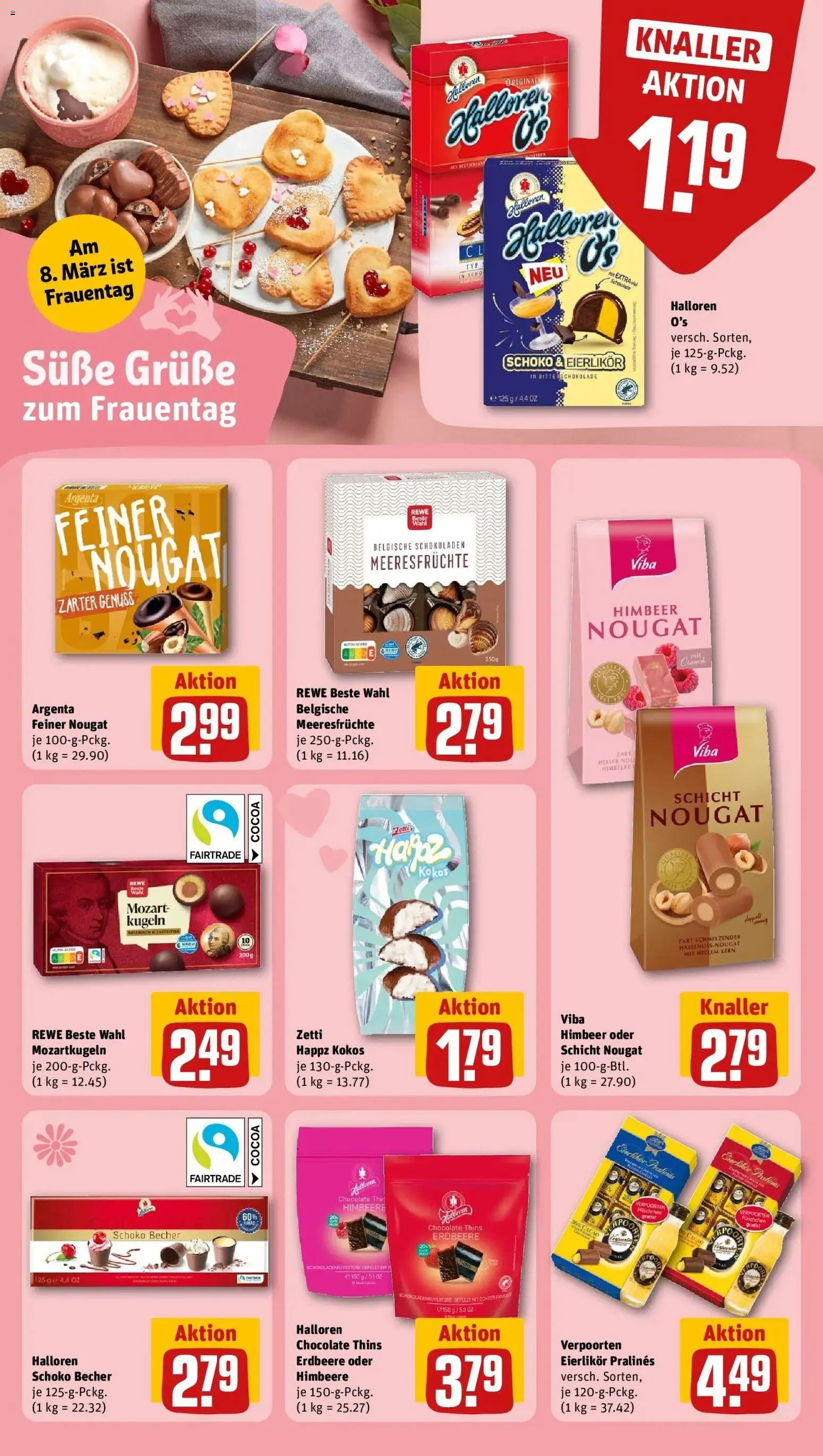 Rewe Prospekt Halle (Saale)	 – gültig ab 02.03.2026 | Seite: 12 | Produkte: Schokolade, Meeresfrüchte, Himbeere