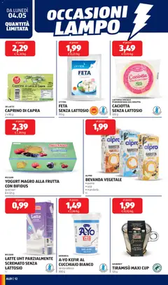 Anteprima del volantino 3B LATTE CAPRINO DI CAPRA, Caprino di Latte di Capra, 2 x 80 g valido a partire dal 04.05.2026 | Pagina: 12