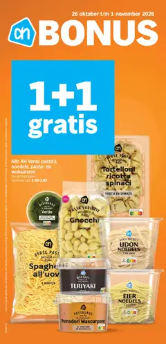 Albert Heijn folder - Voorbeeld van een folder van Albert Heijn, geldig van 26-10-2026