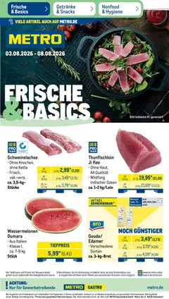 Metro Prospekt ab 03.08.2026 gültig