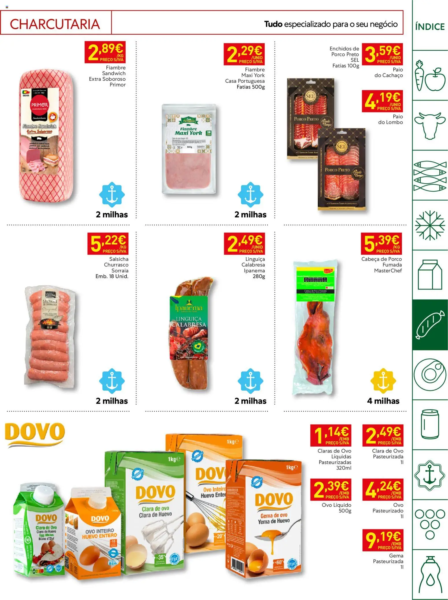 Recheio folheto Horeca Madeira │ válido de 20/10/2026 | Página: 11 | Produtos: Fiambre, Salsicha, Linguiça, Lombo