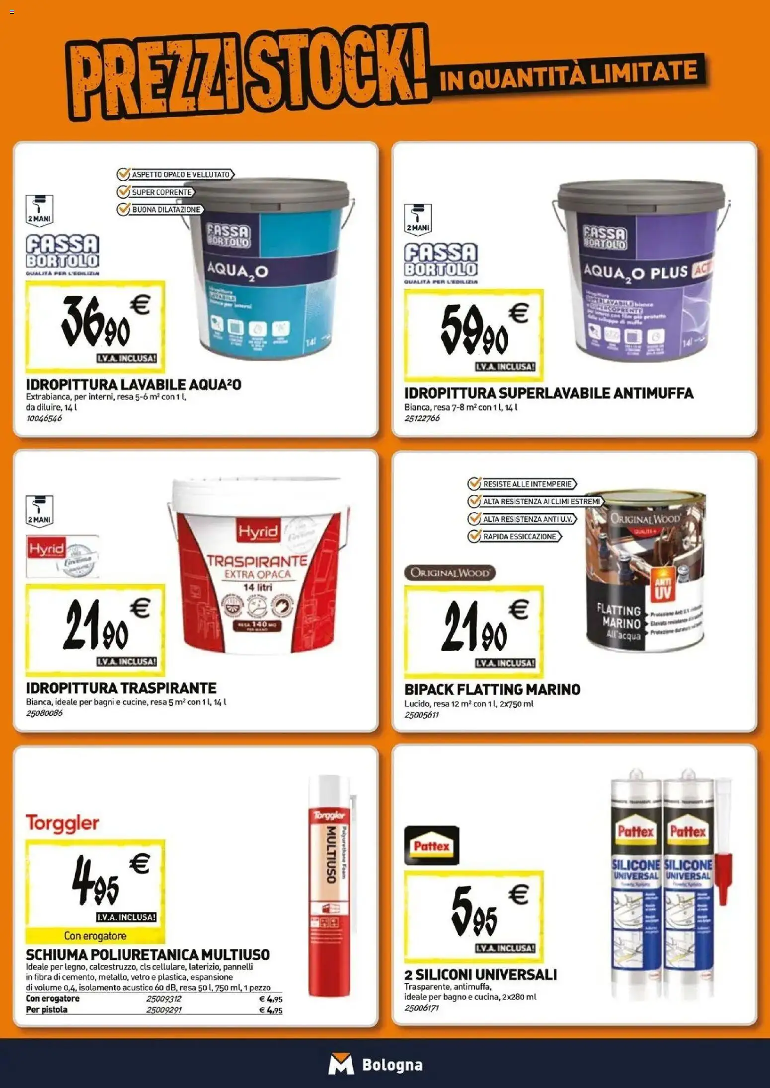 Volantino TECNOMAT del 29/10/2026 | Pagina: 14 | Prodotti: Schiuma, Silicone, Bagno