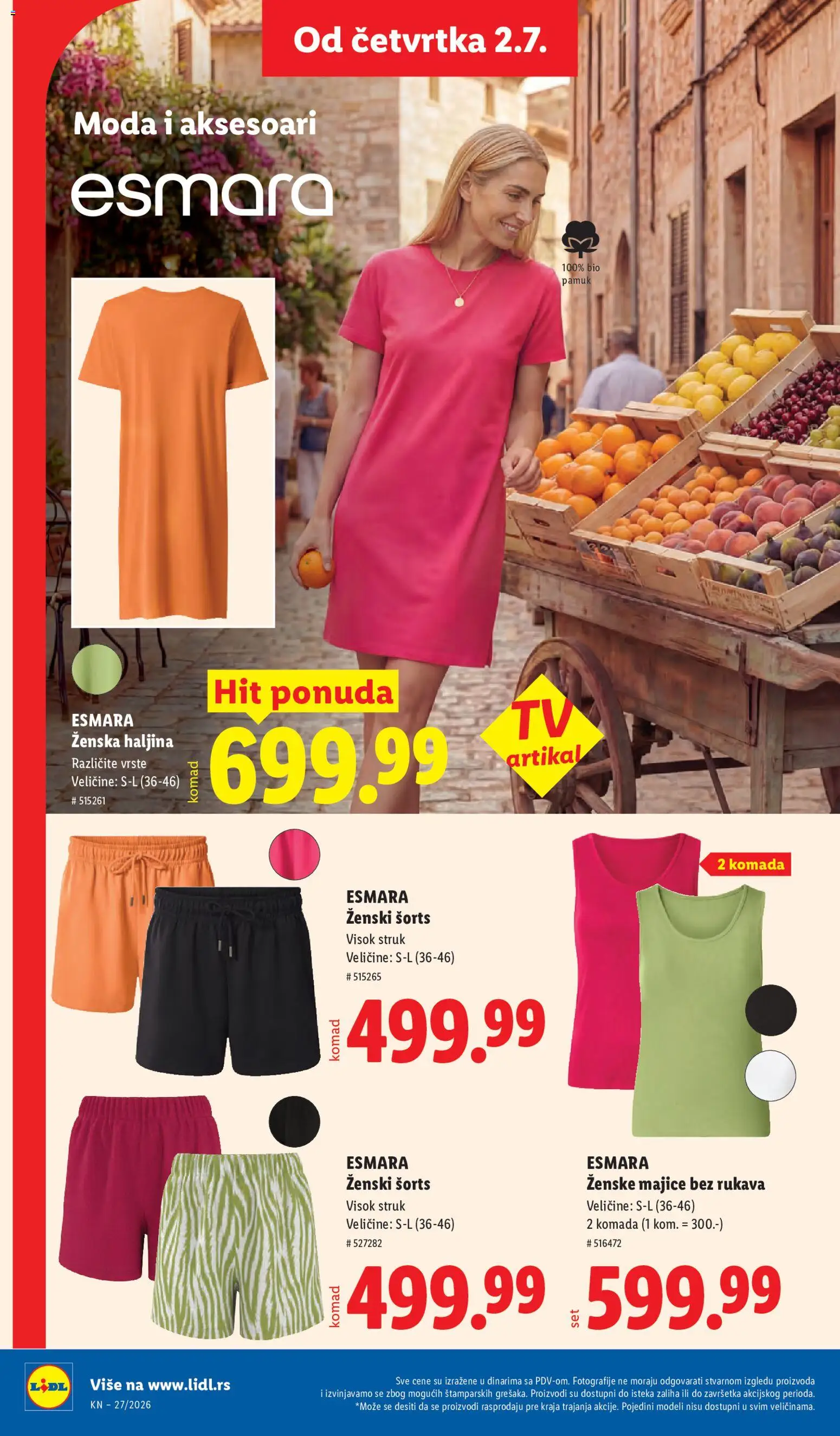 Lidl katalog - važi od 02.07.2026 | Strana: 64 | Proizvode: Haljina
