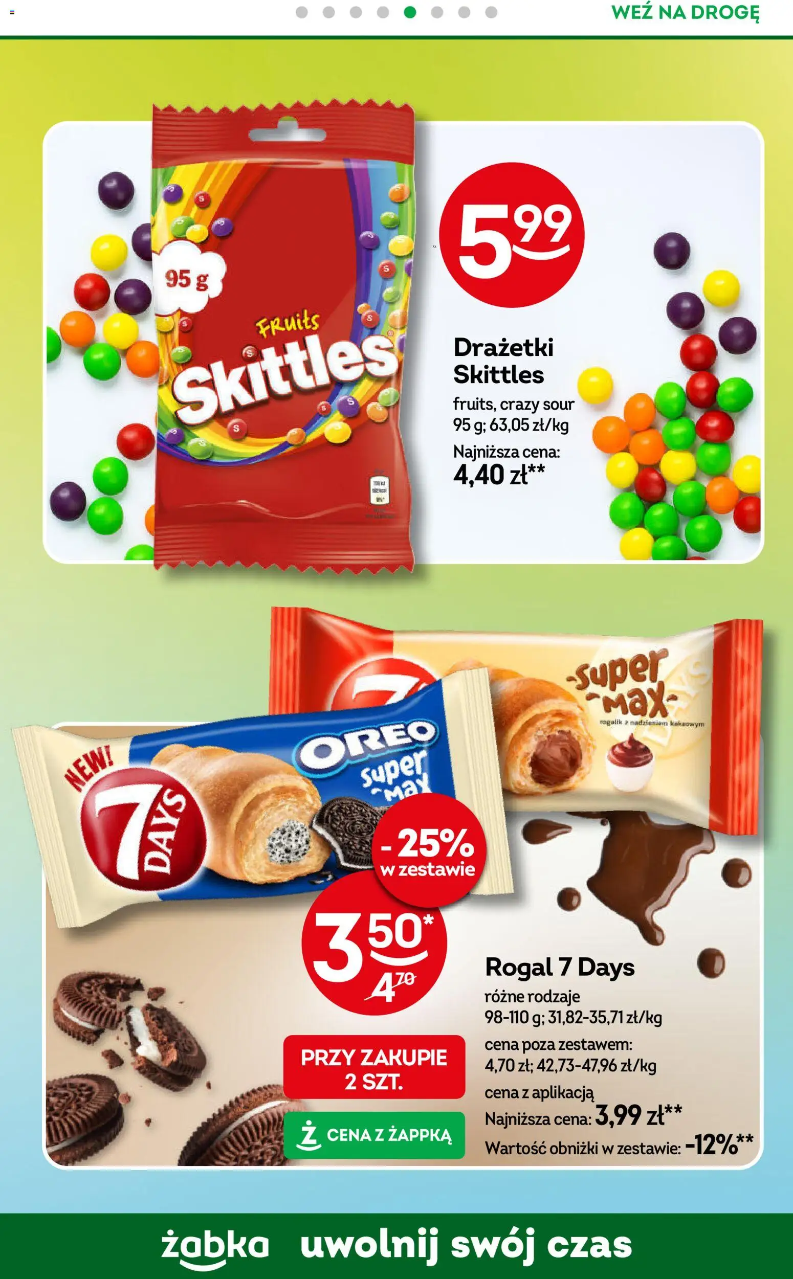 Żabka gazetka od 15.07.2026 | Strona: 66 | Produkty: Oreo, Skittles