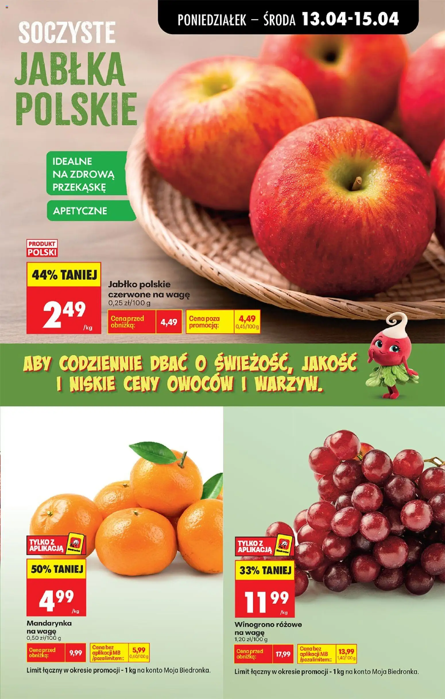Biedronka Polsko leták od 13.04.2026 | Strana: 33 | Produkty: Jablka