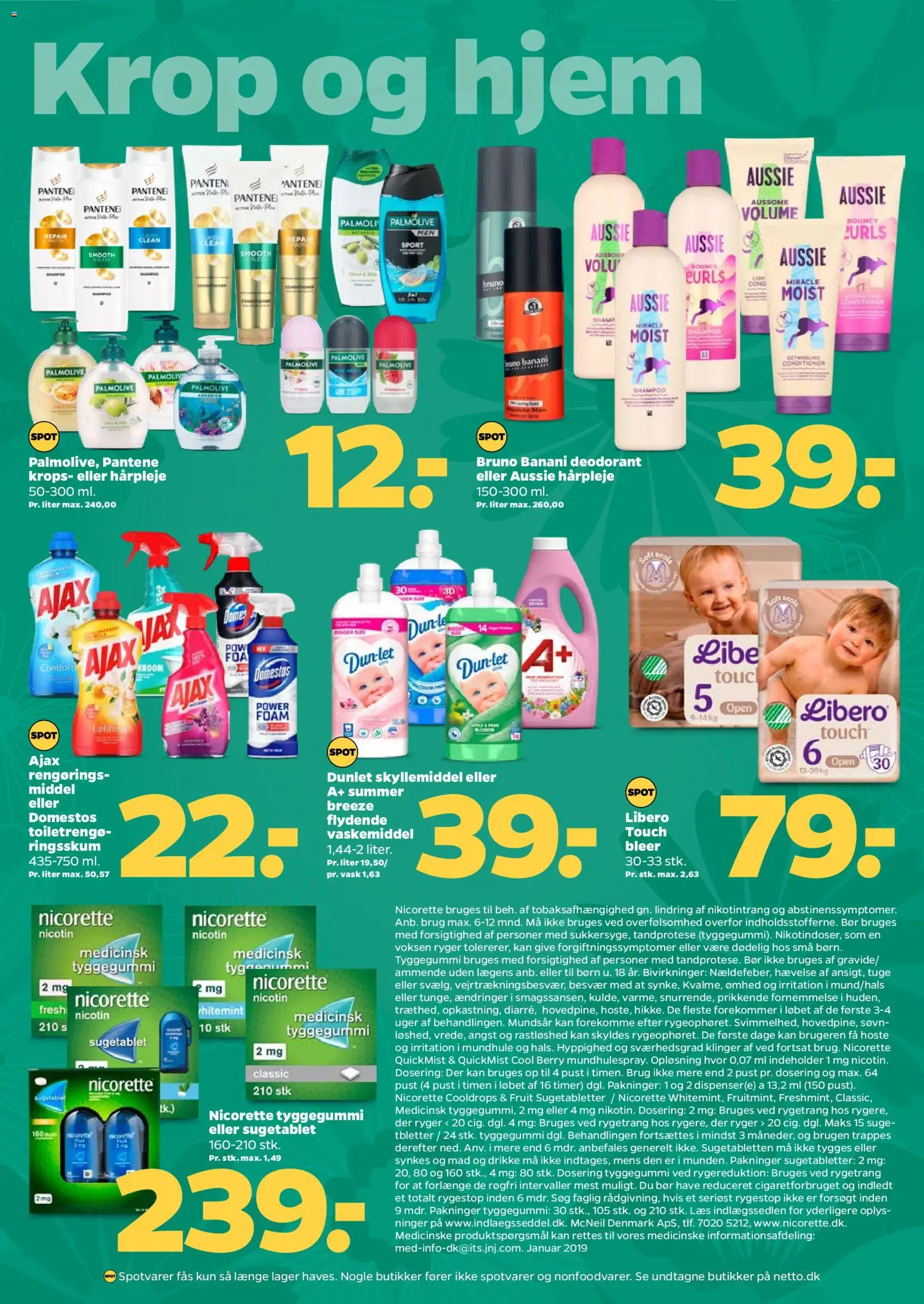 Netto tilbudsavis – gyldig fra 18/07/2026 | Side: 20 | Produkter: Shampoo, Deodorant, Skyllemiddel, Søm