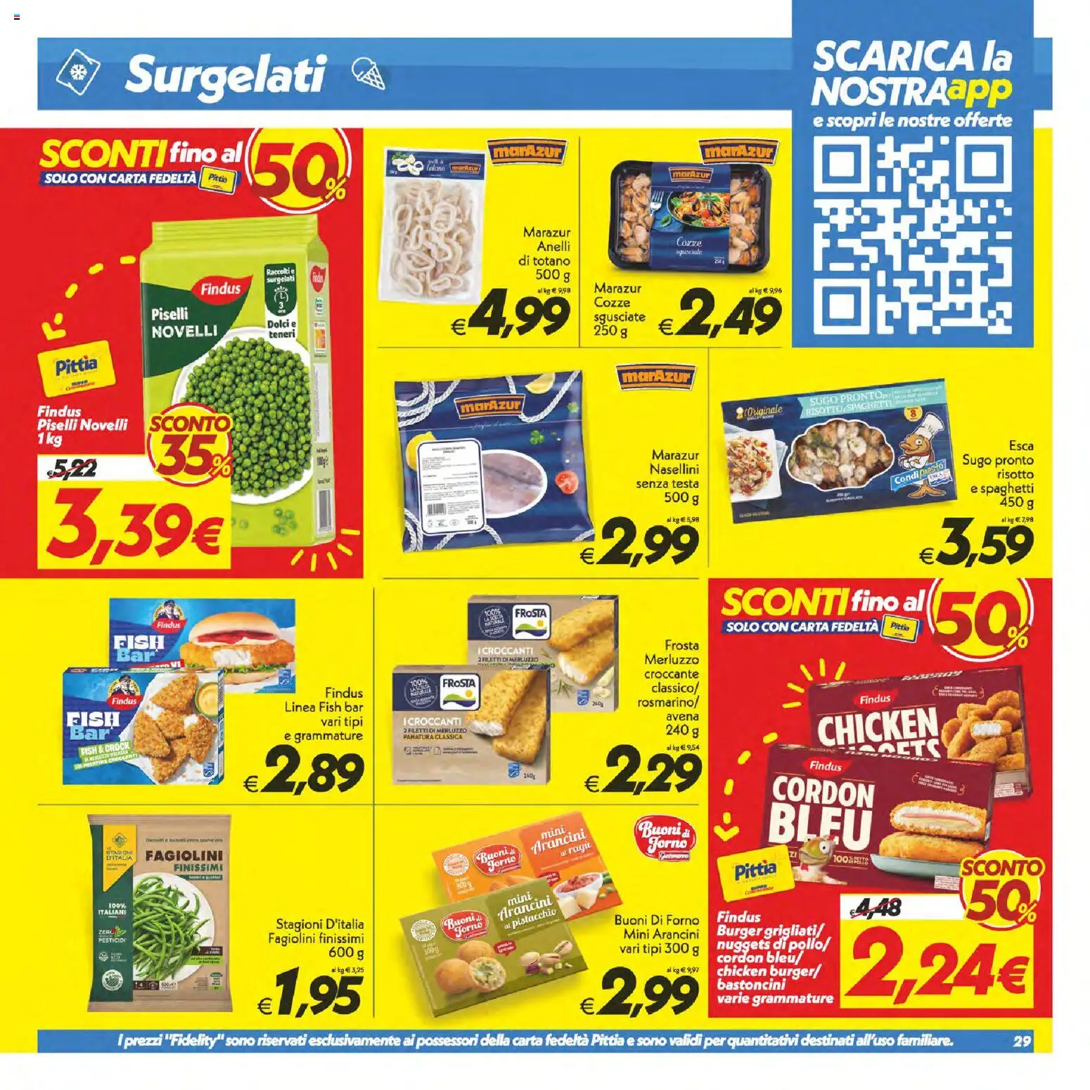 Volantino SuperConveniente del 02/07/2026 | Pagina: 29 | Prodotti: Patatine, Forno, Fagiolini, Sugo
