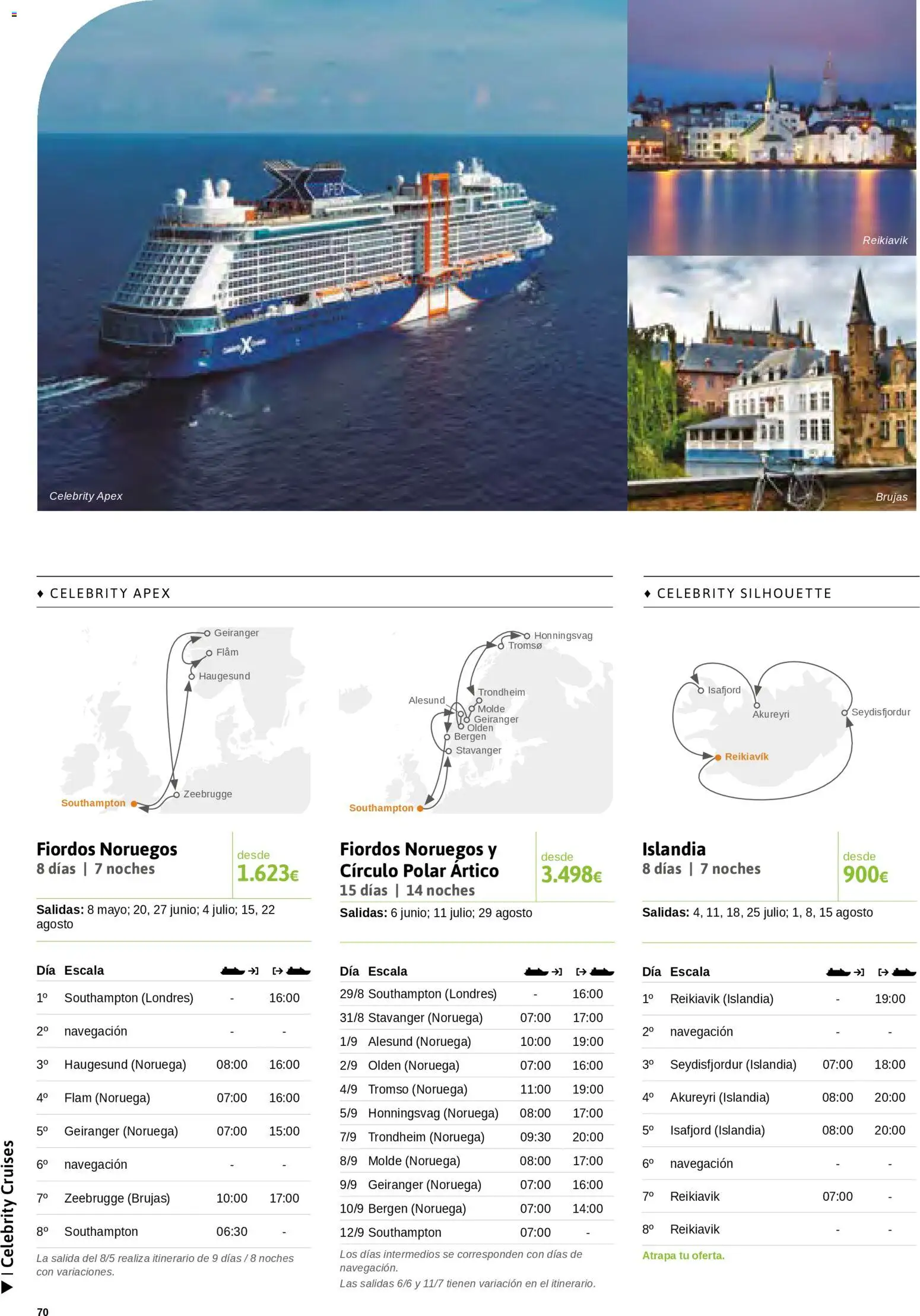 Viajes El Corte Inglés Cruceros marítimos │ válido desde el 01.01.2026 | Página: 71 | Productos: Navegación