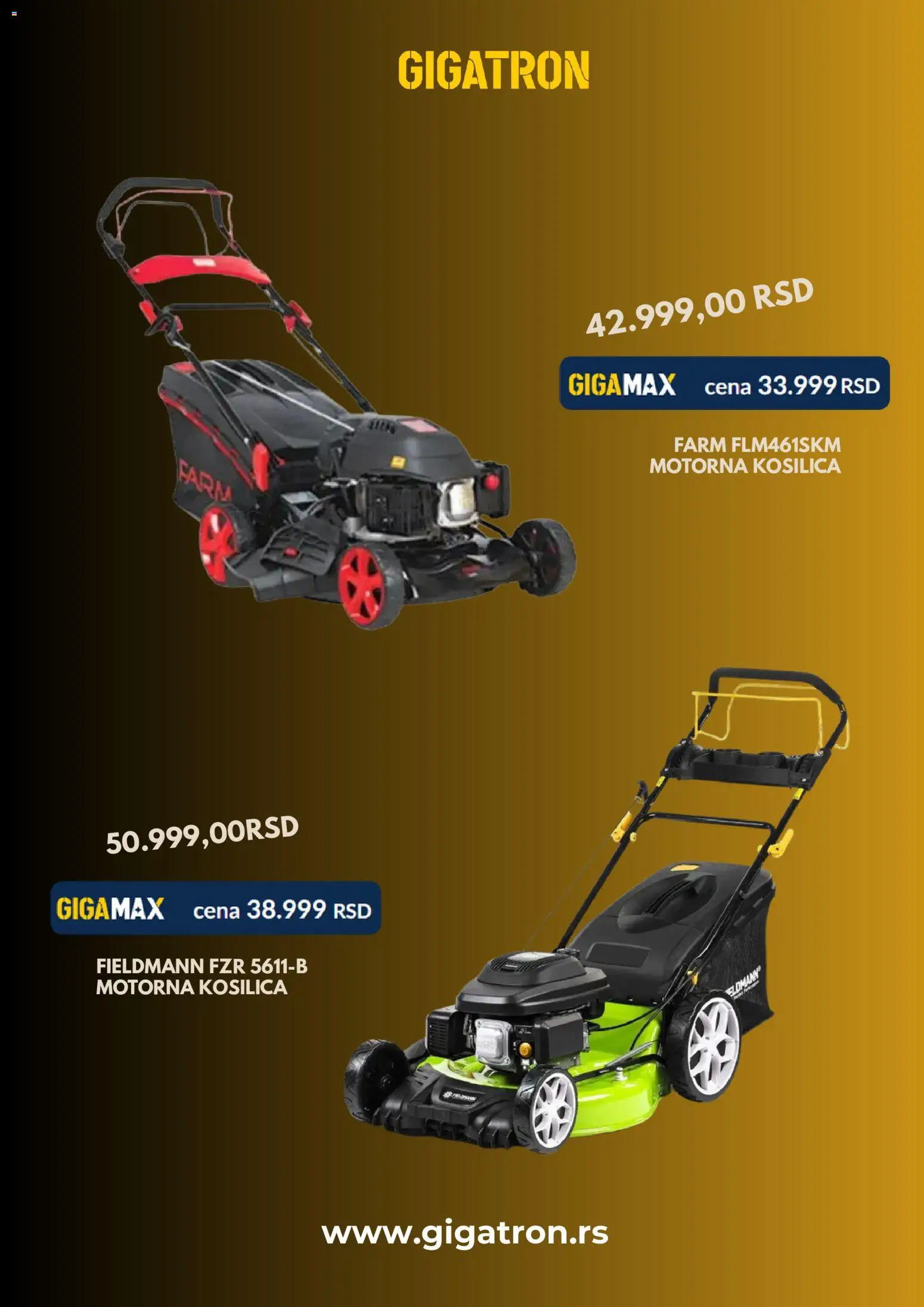 Gigatron katalog - važi od 02.05.2026 | Strana: 3 | Proizvode: Kosilica