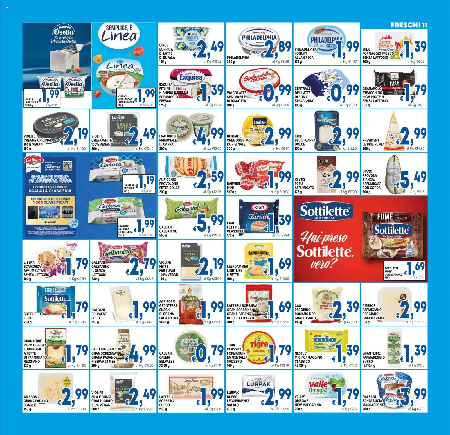 Volantino DEM del 20.05.2026 | Pagina: 11 | Prodotti: Provolone, Formaggio, Tofu, Stracchino
