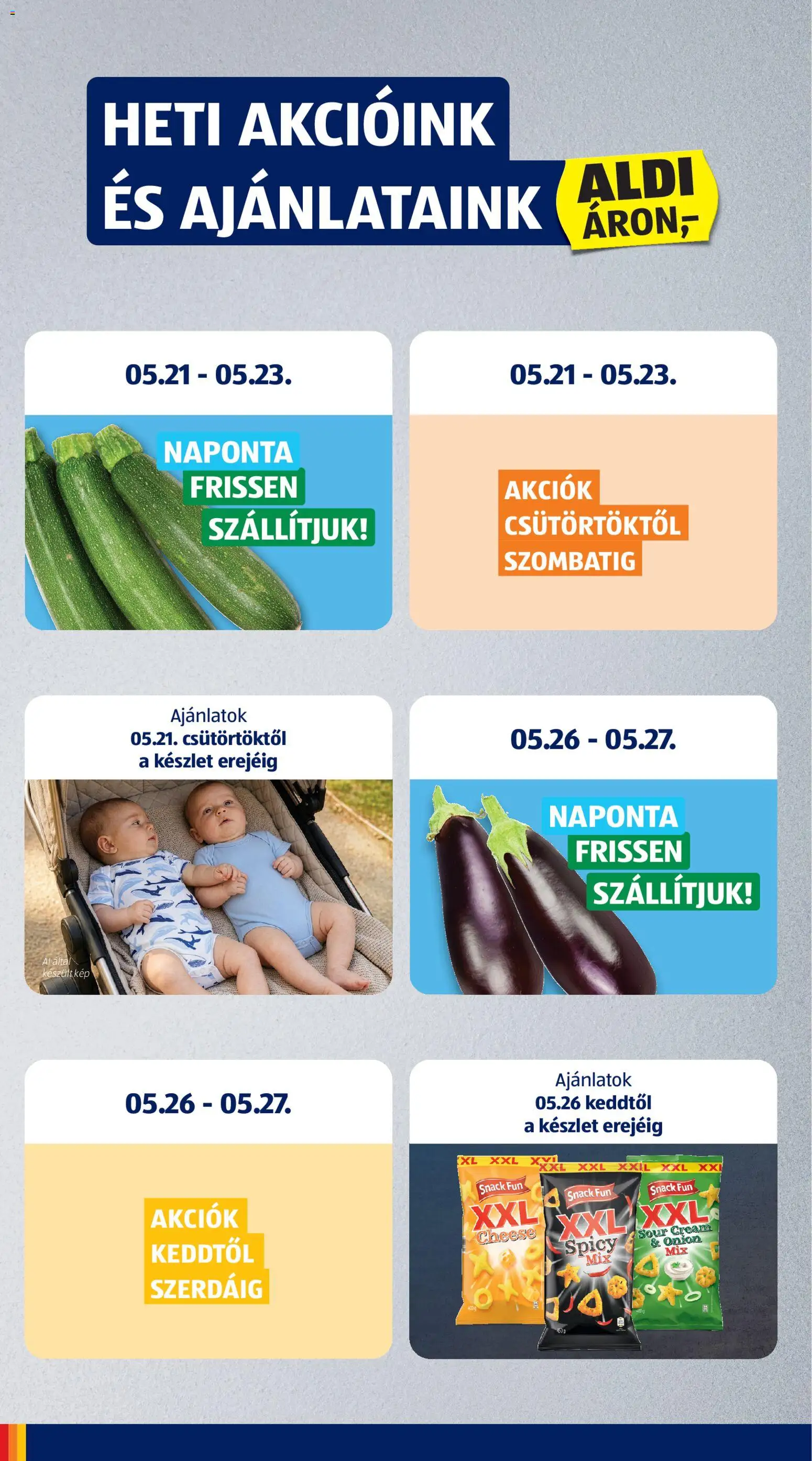 Aldi akciós ujság - amely érvényes a következő dátumtól: 21.05.2026 | Oldal: 6