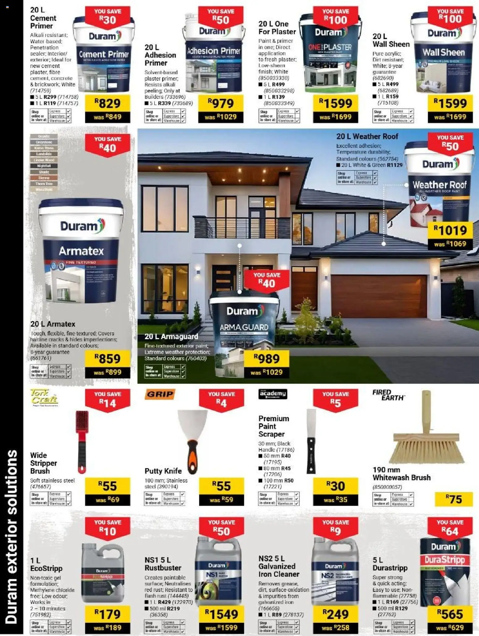 New Builders catalogue – valid from 06/10/2026 | Page: 28 | Products: Paint, Brush, Cement, Tape