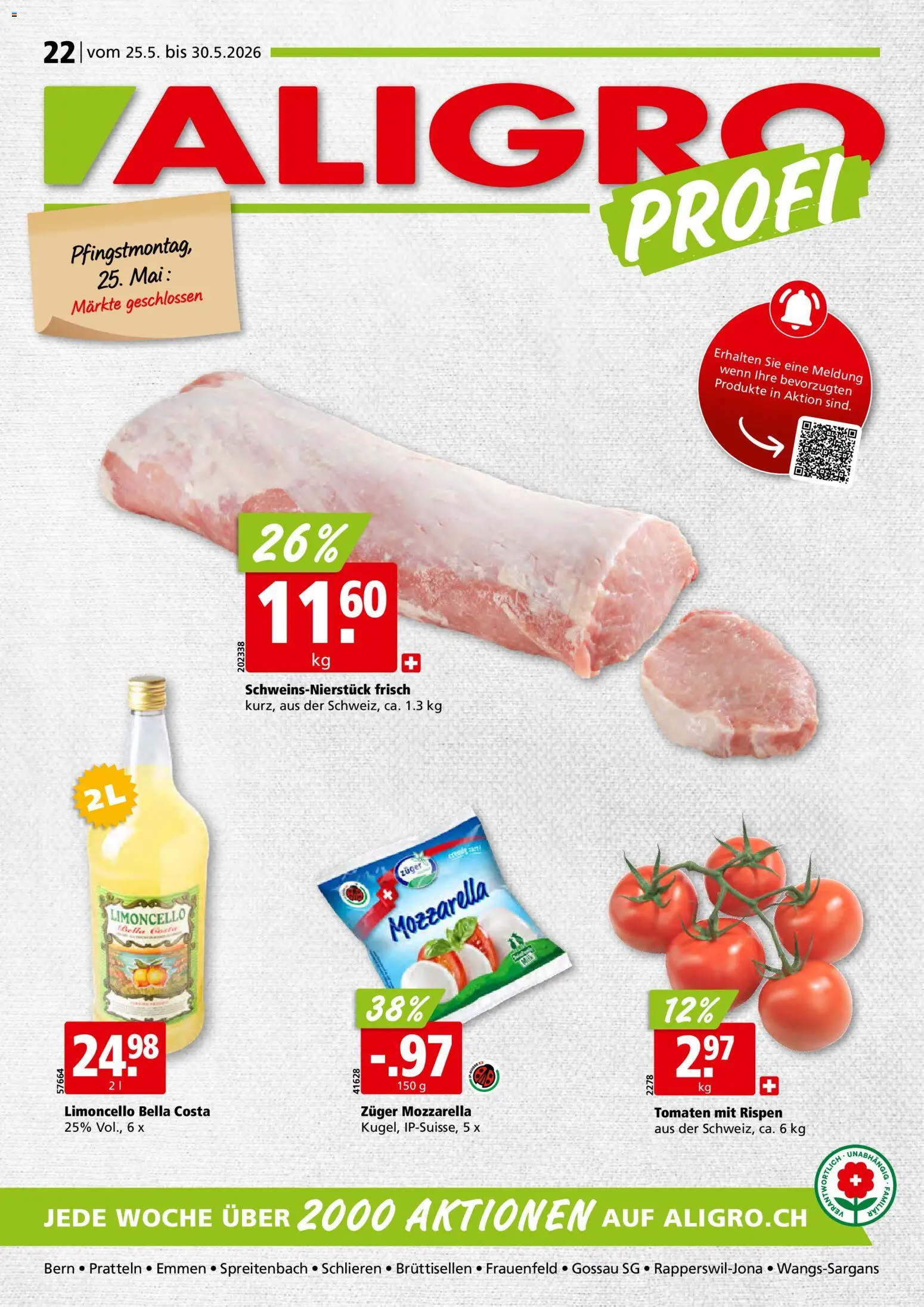 Aligro aktionen – gültig ab 25.05.2026 | Seite: 1 | Produkte: Tomaten