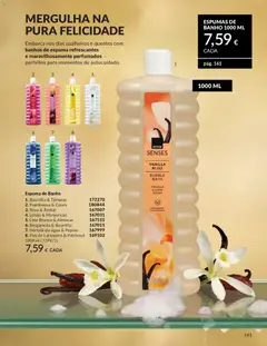 Pré-visualização Catálogo Avon Campanha 5 válido de 01.05.2026 | Página: 161 | Produtos: Espuma de banho, Banho, Tâmaras
