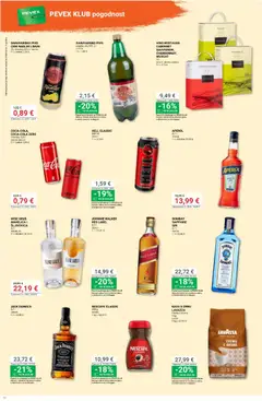 Pevex Ponuda - Pregled kataloga iz trgovine Pevex, vrijedi od 28.05.2026 | Stranica: 12 | Proizvodi: Red Label, Johnnie Walker, Gin, Aperol