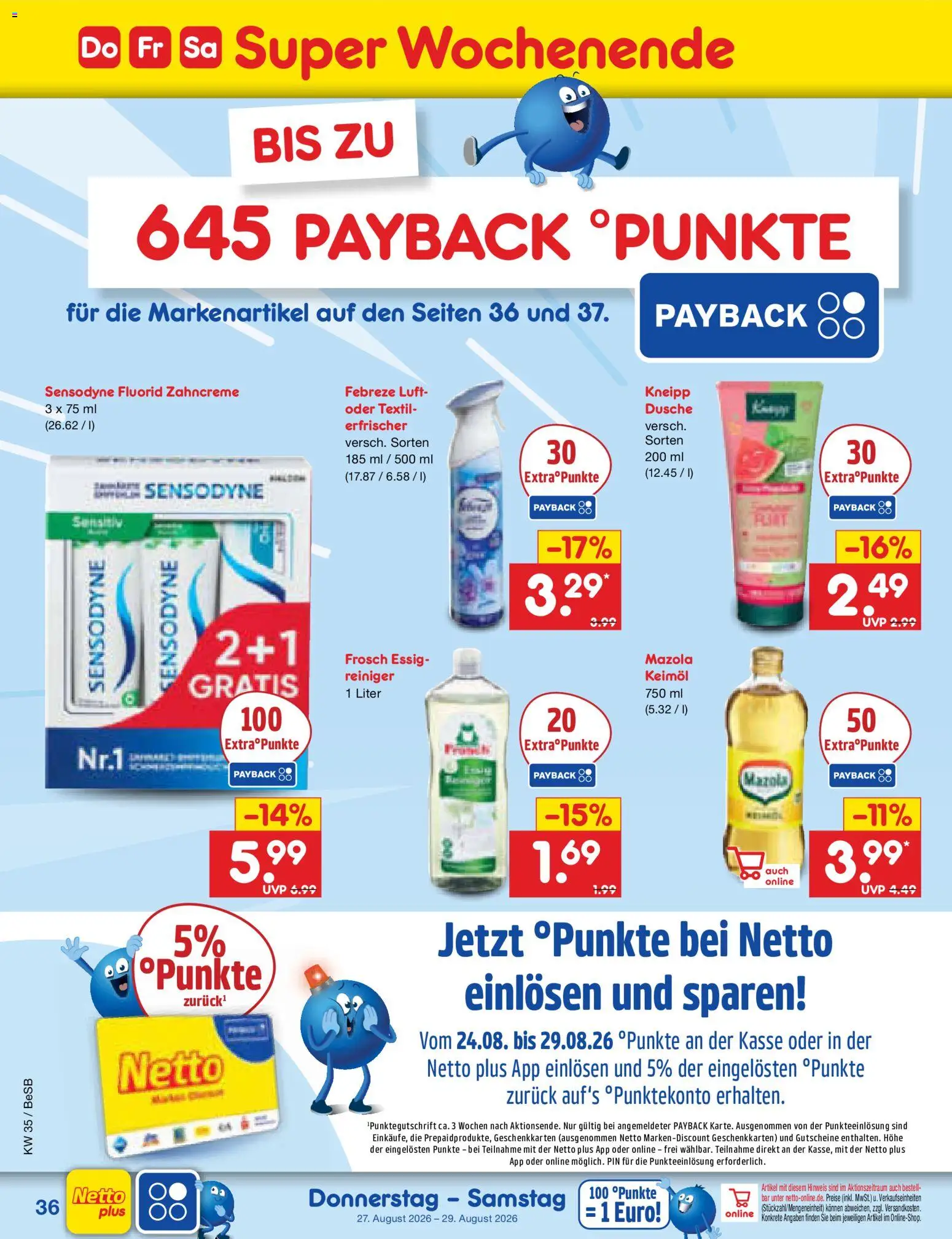 Netto Marken-Discount Prospekt – gültig ab 24.08.2026 | Seite: 54 | Produkte: Essig, Dusche