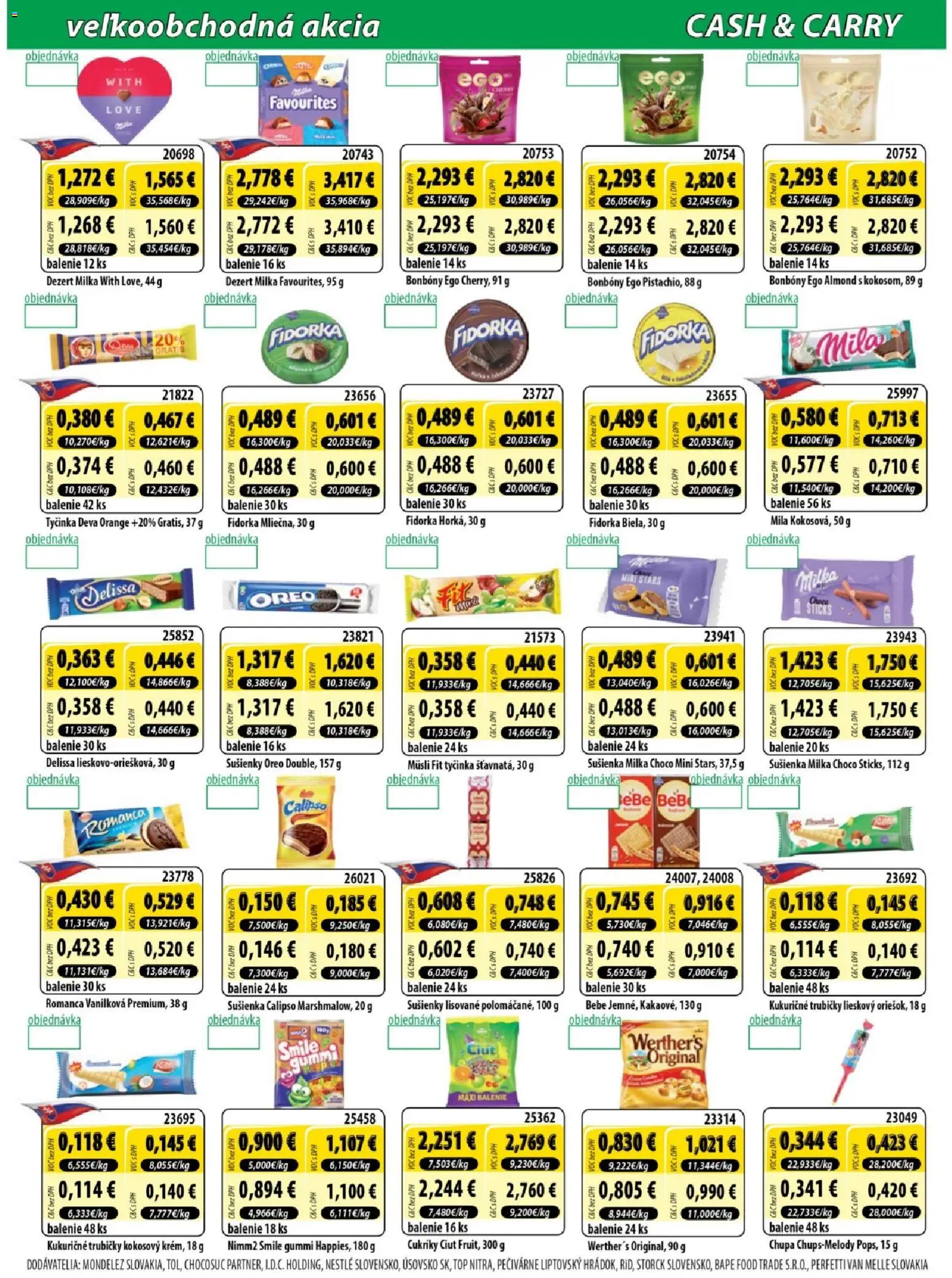 Nové Milk Agro akcie – leták je platný od 29.04.2026 | Strana: 4 | Produkty: Cukríky, Mila, Milka