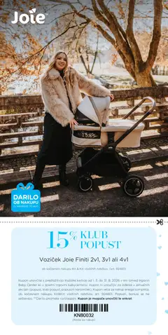 Baby center katalog akcije – veljaven od 08.07.2026 | Stran: 55 | Izdelki: Voziček