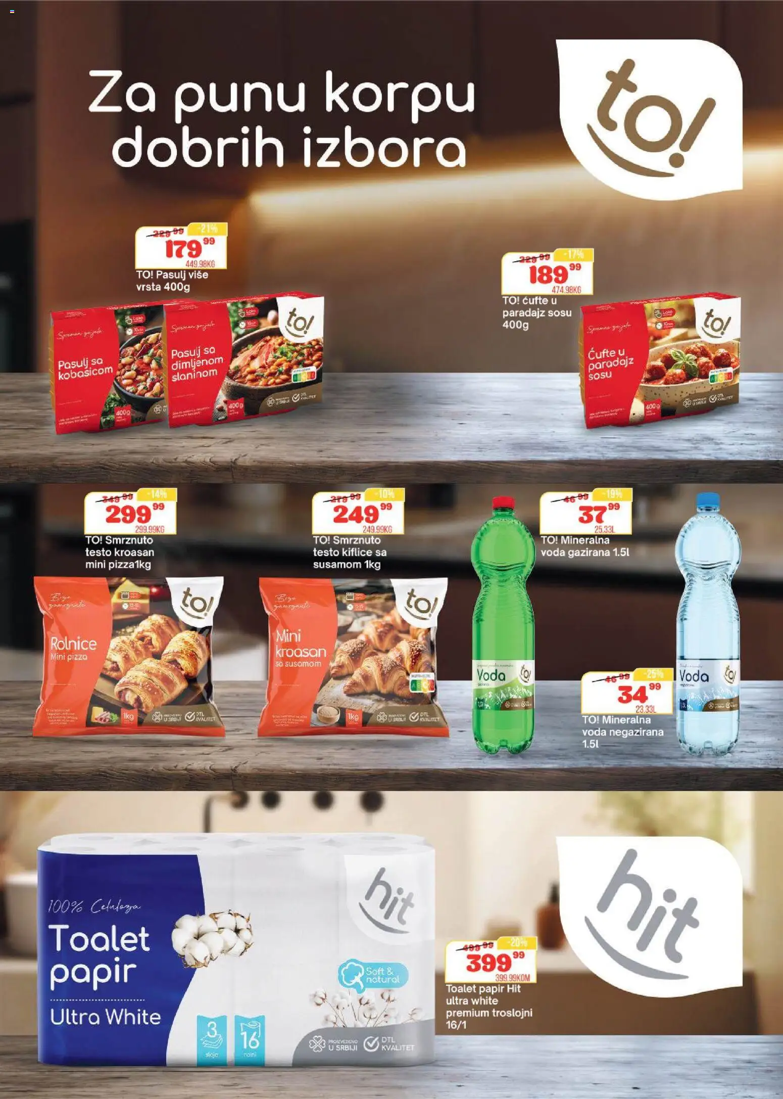 Senta Promet katalog - važi od 06.05.2026 | Strana: 2 | Proizvode: Toalet papir, So, Kroasan, Paradajz