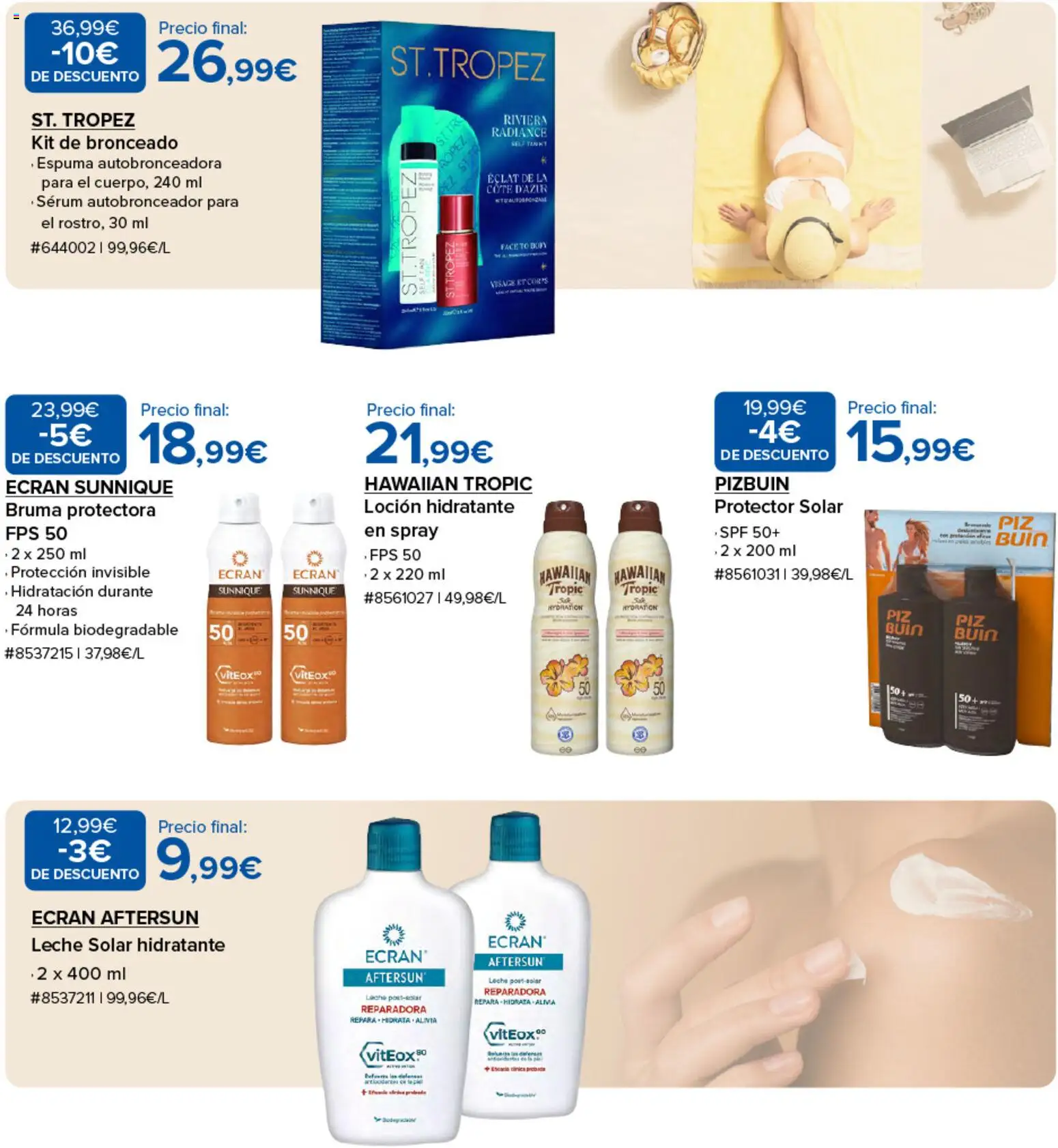 Costco catálogo │ válido desde el 26/06/2026 | Página: 7 | Productos: Protector solar, Sérum, Leche