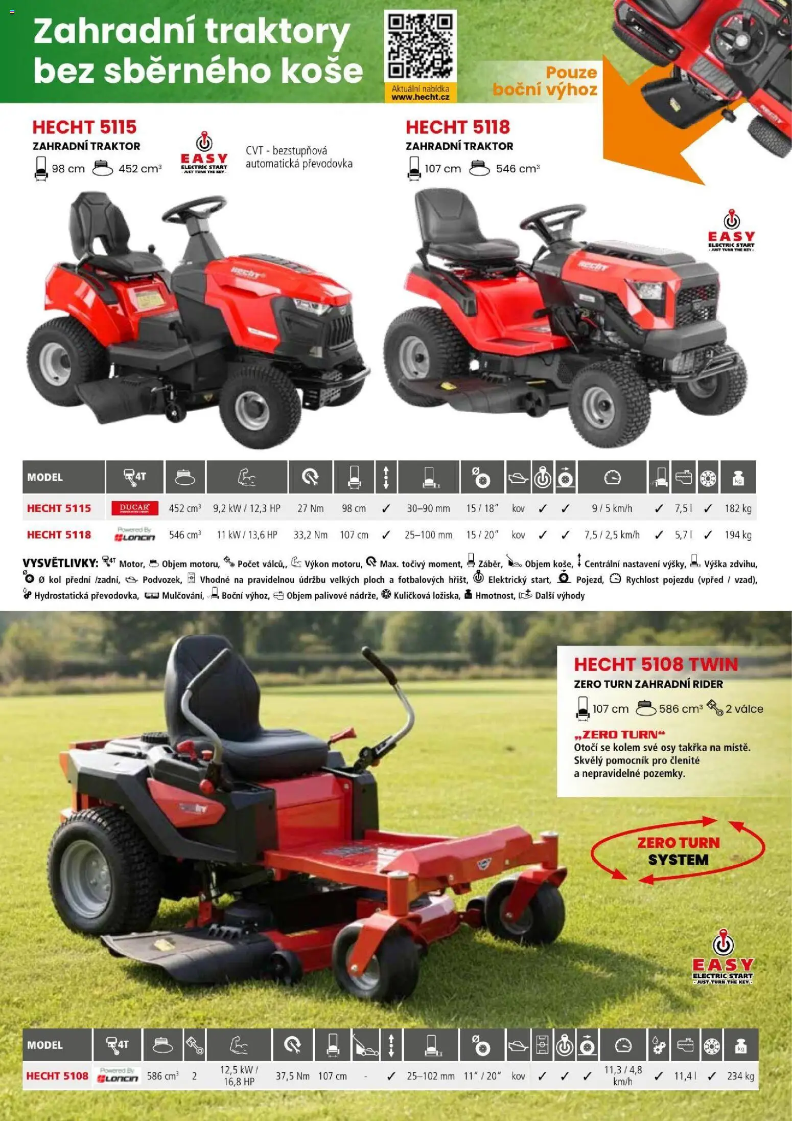 Hecht katalog - Léto - podzim 2026 od 21.08.2026 | Strana: 19 | Produkty: Hecht, Zahradní rider
