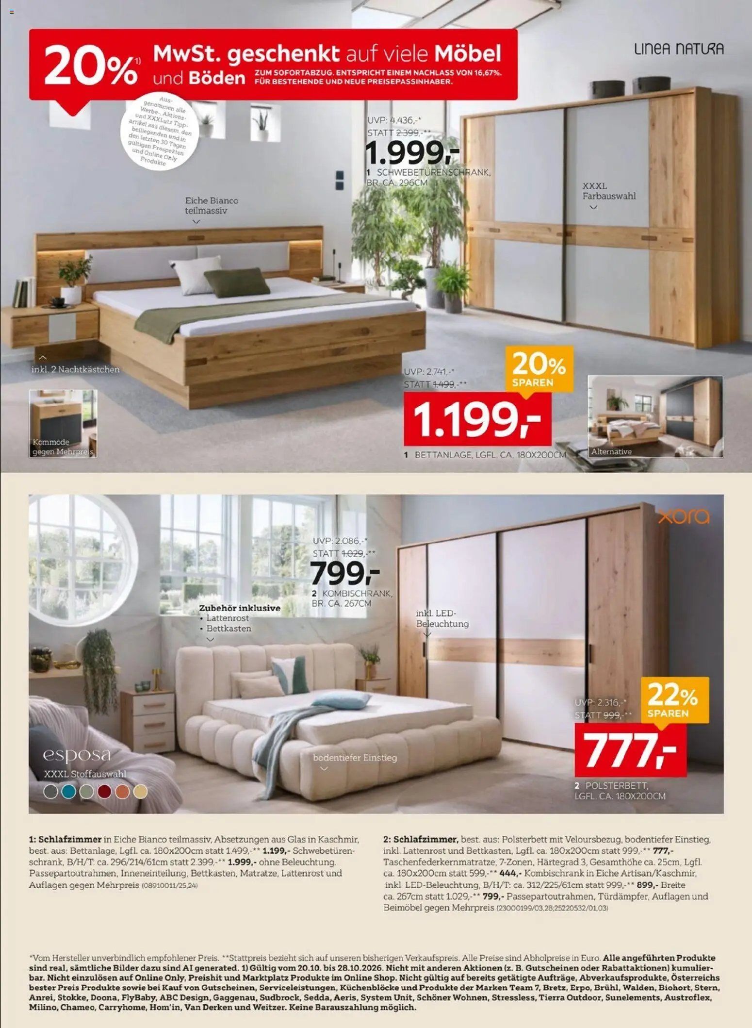 XXXLutz web 3 gültig ab 20.10.2026 | Seite: 1 | Produkte: Kommode, Lattenrost