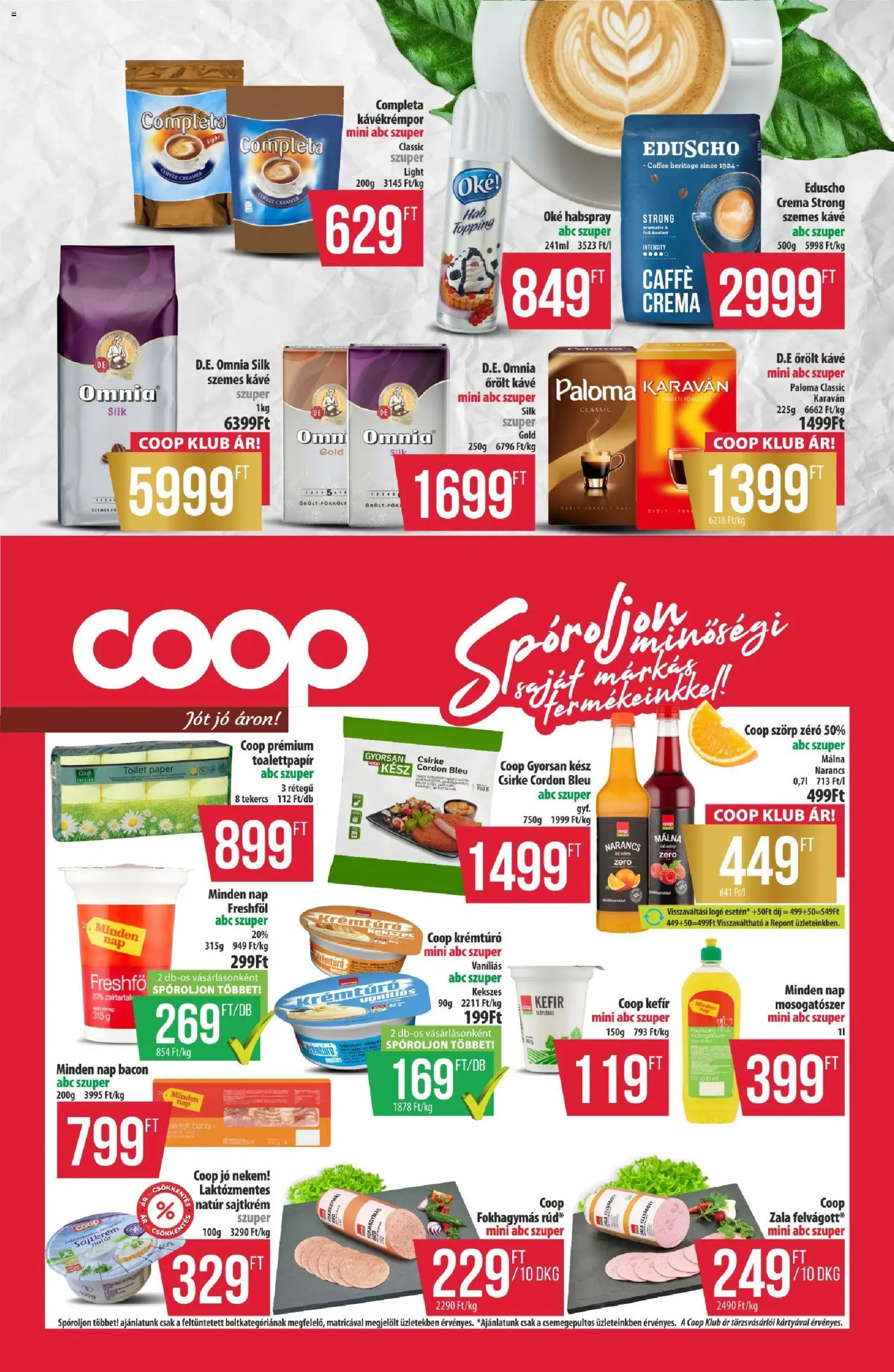 COOP akciós ujság - amely érvényes a következő dátumtól: 18.06.2026 | Oldal: 9