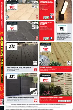 Brico Dépôt - Prévisualisation de Brico Dépôt catalogue valide à partir de 03/07/2026 | Page: 10 | Produits: Clôture