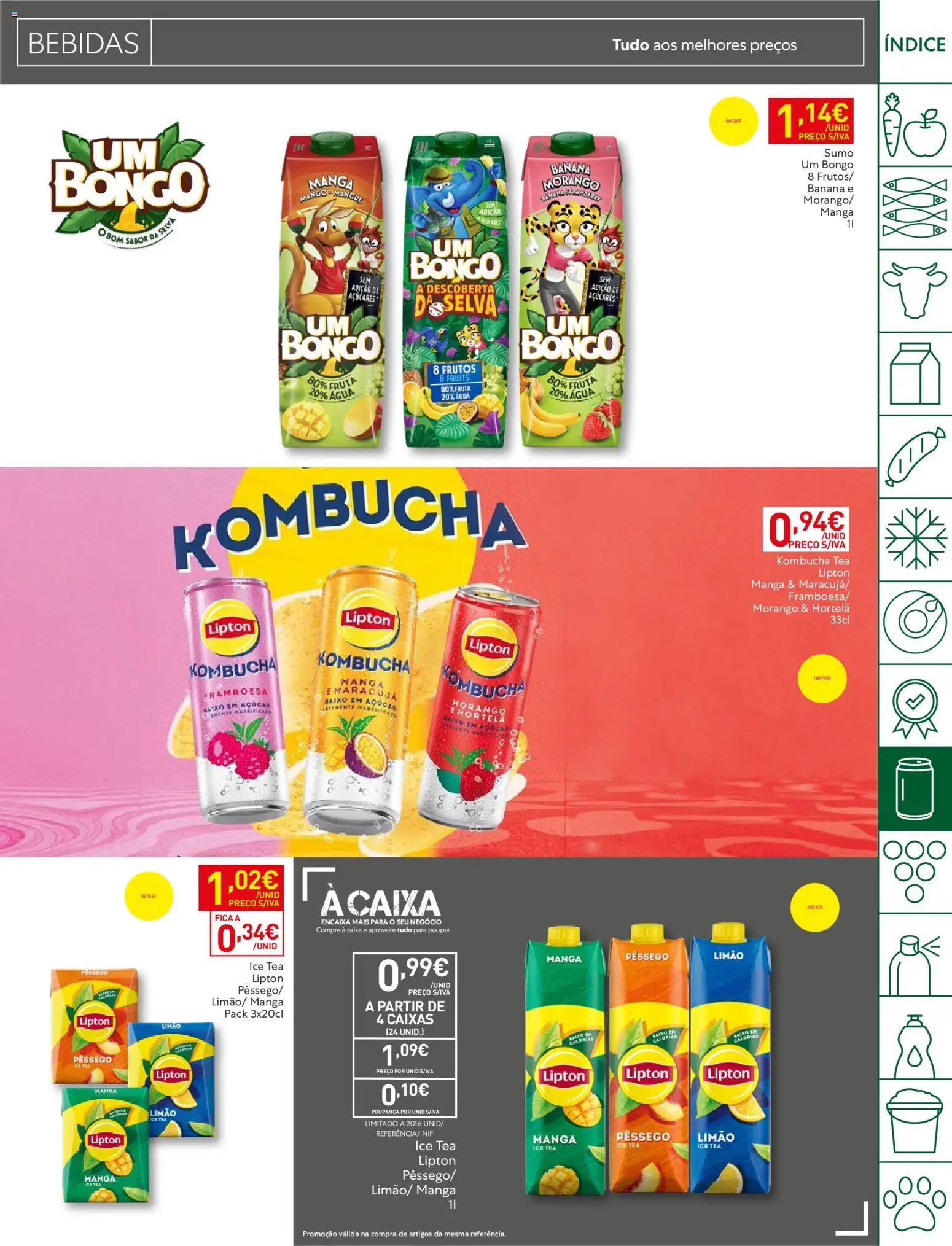 Recheio folheto │ válido de 07/07/2026 | Página: 27 | Produtos: Agua, Banana, Kombucha, Caixa