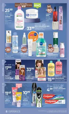 Pogląd oferty "Super-pharm gazetka" - ważna od 21.10.2026 | Strona: 8 | Produkty: Farby do włosów, Garnier, Makijaż, Krem