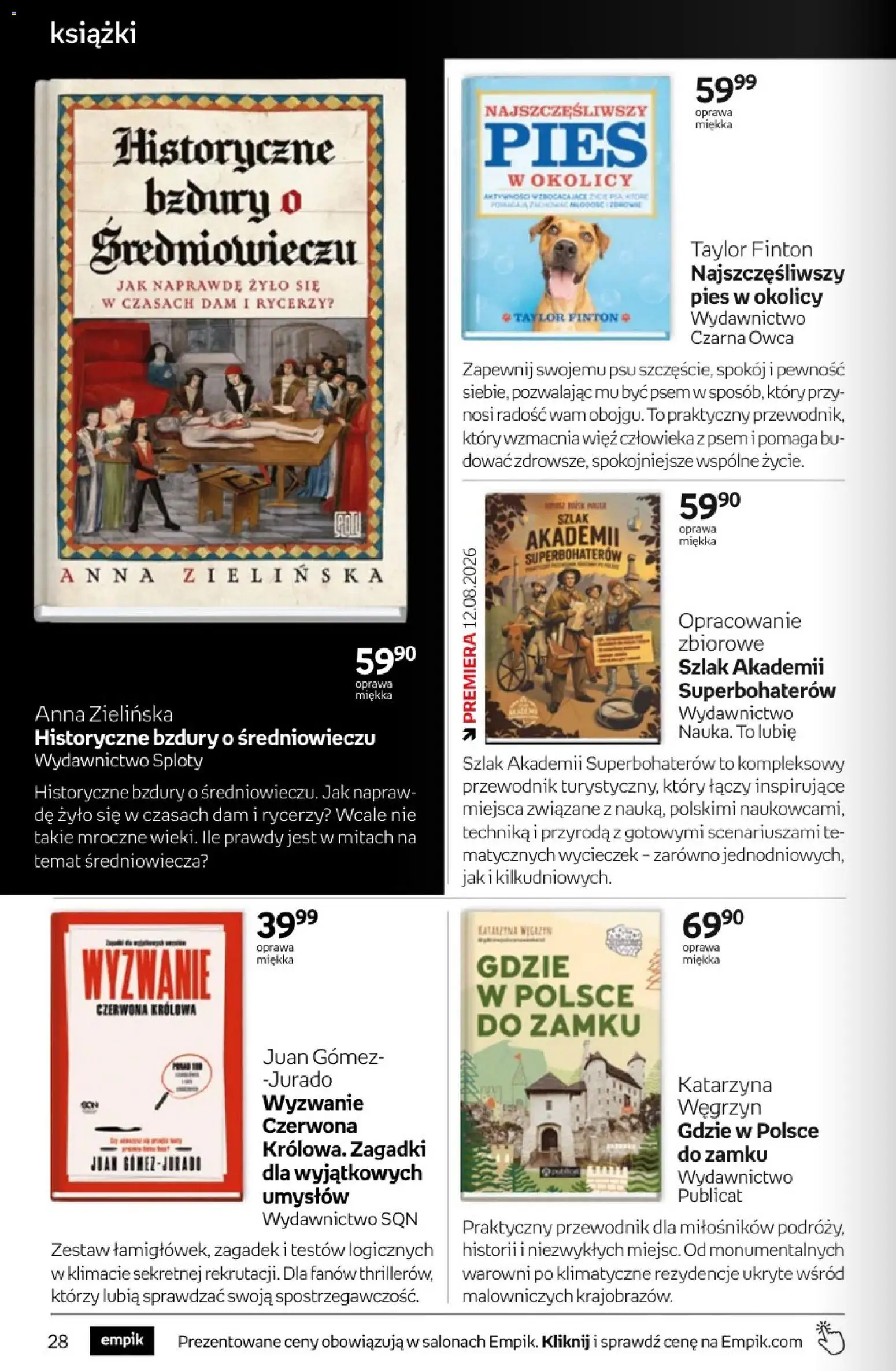 Empik promocje - Tom kultury Książki od 15.07.2026 | Strona: 28 | Produkty: Książki