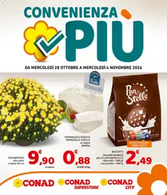 Anteprima del volantino Conad volantino Convenienza Più Lazio valido a partire dal 28/10/2026