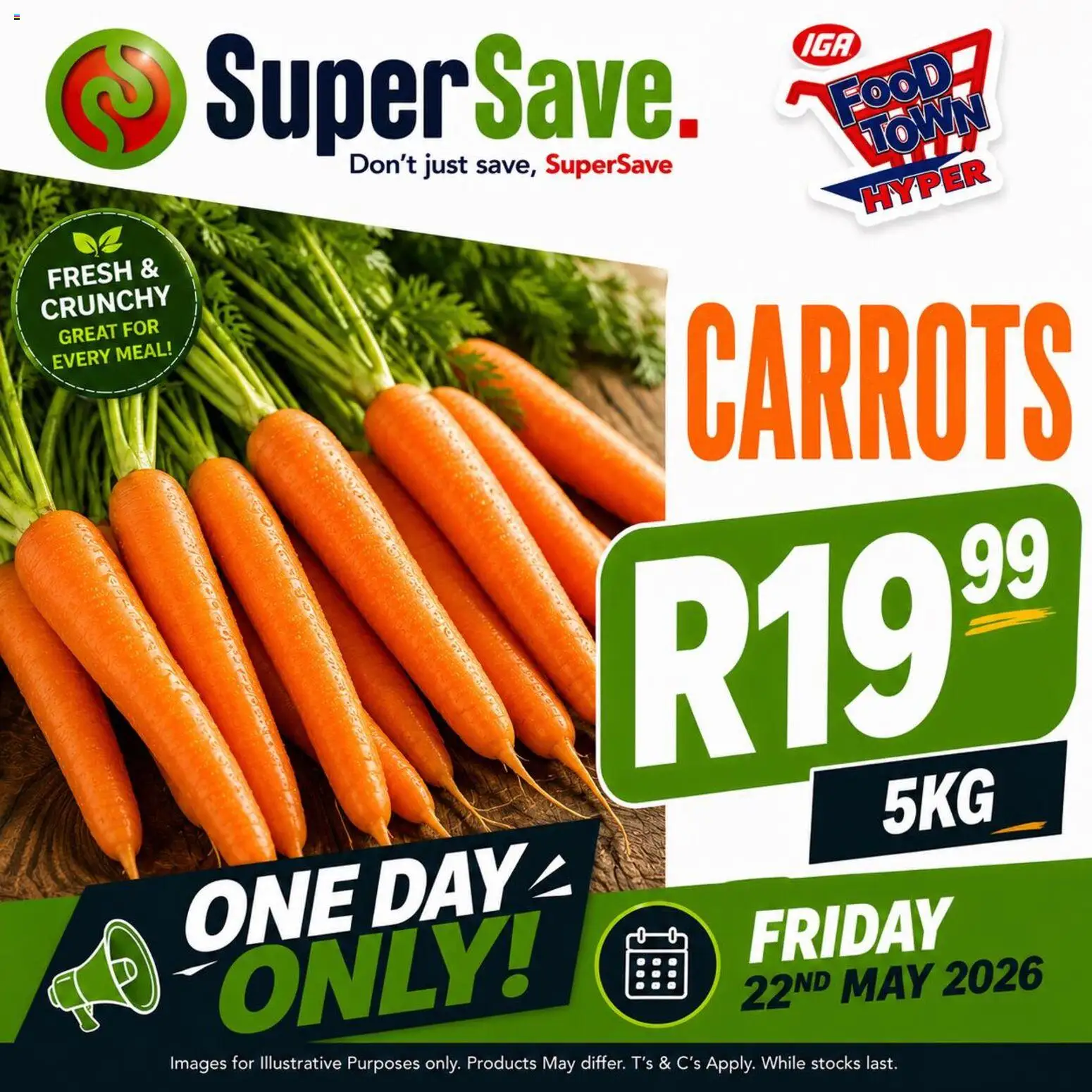 New Super Save catalogue – valid from 22.05.2026 | Page: 1 | Products: Carrots