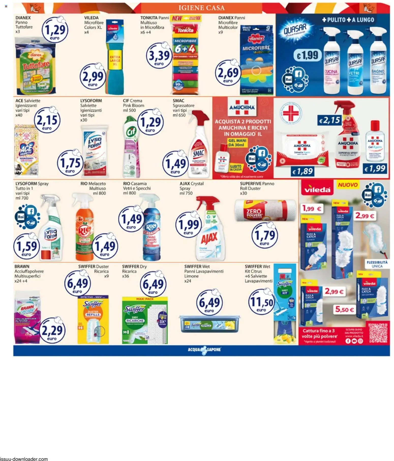 Volantino Acqua e Sapone del 13/07/2026 | Pagina: 15 | Prodotti: Crema, Sgrassatore, Limone, Bagno