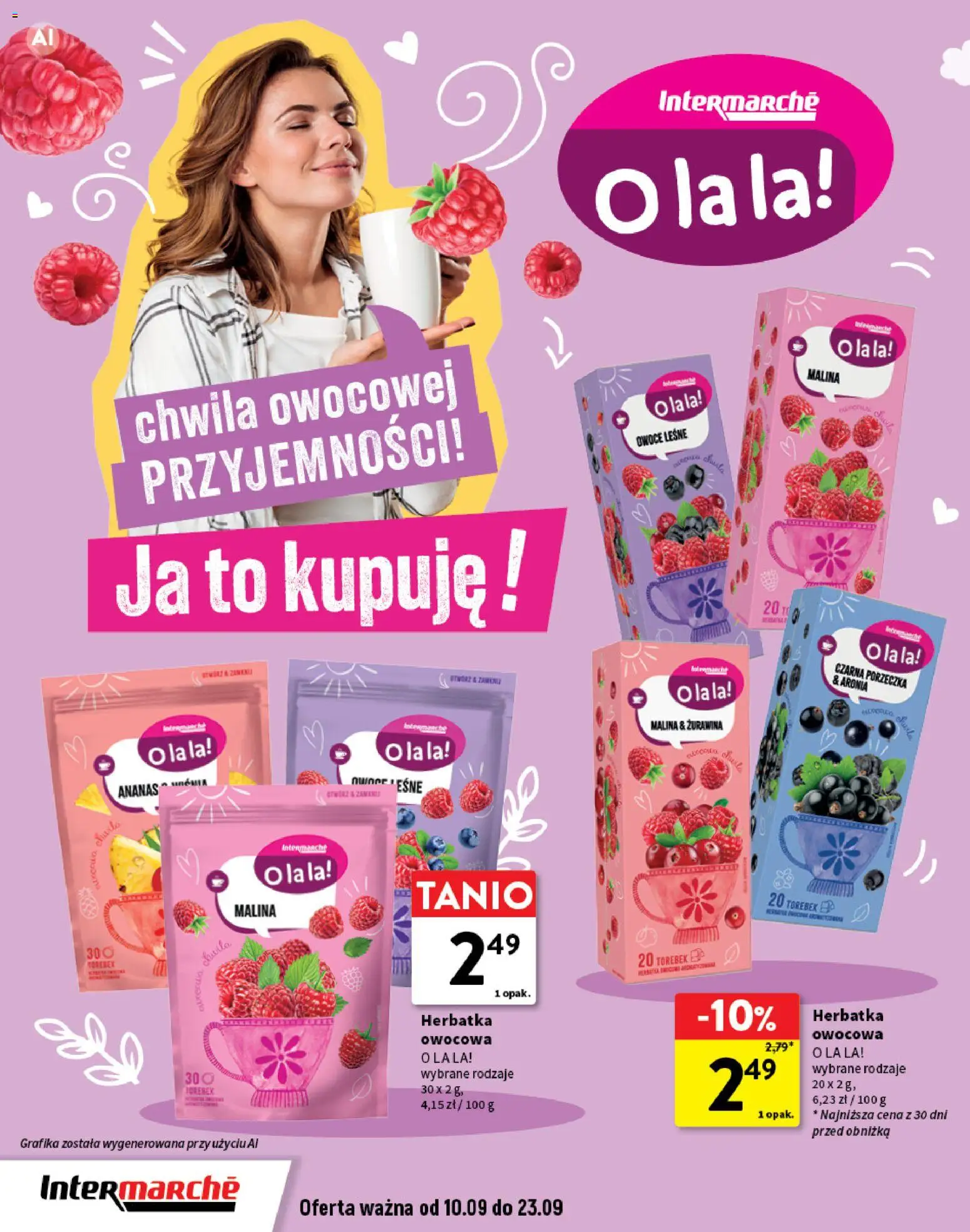 Intermarche gazetka - O La La! Ja to kupuję! od 10.09.2026 | Strona: 8 | Produkty: Owoce leśne, Żurawina, Ananas, Owoce