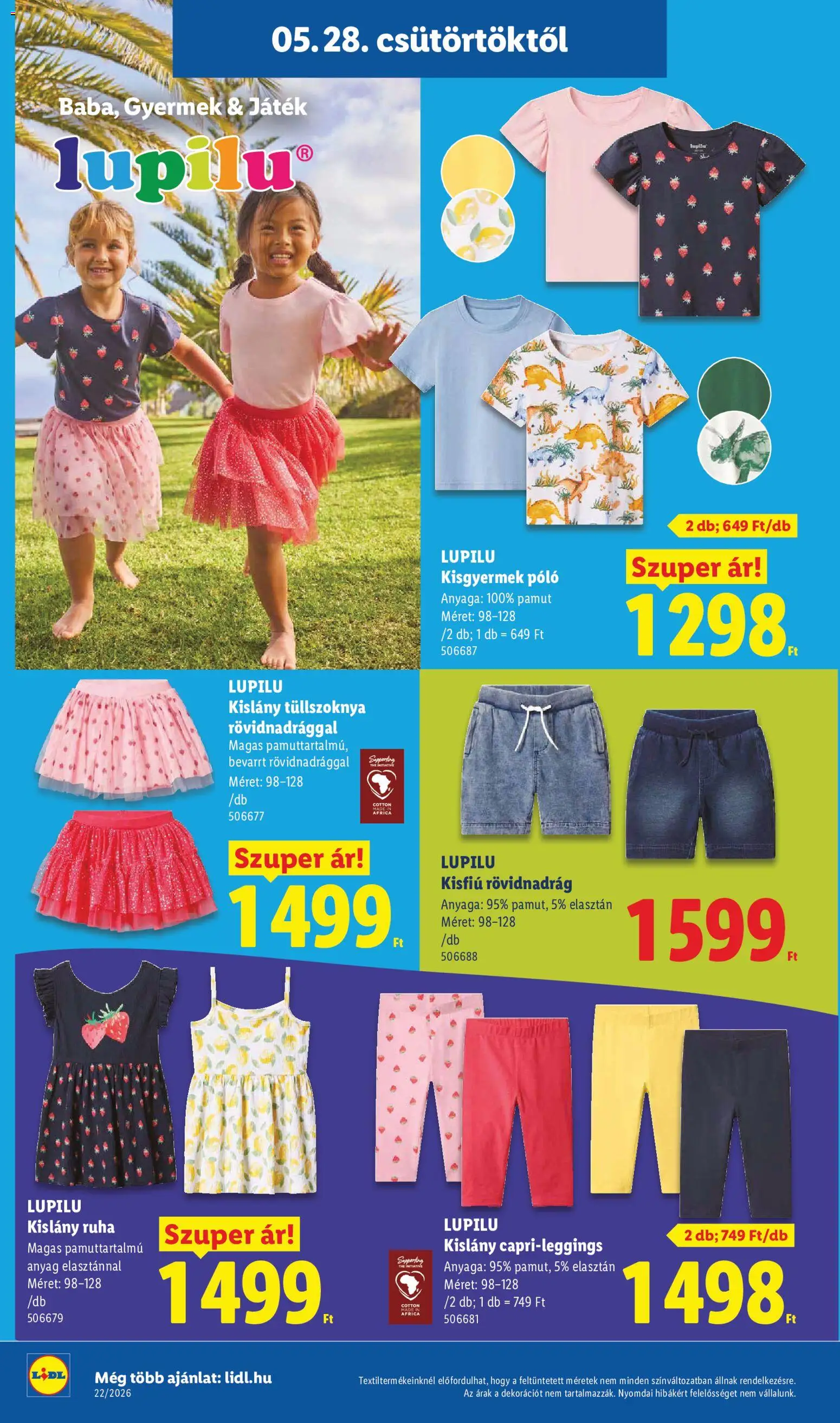 Lidl akciós ujság - amely érvényes a következő dátumtól: 28.05.2026 | Oldal: 38