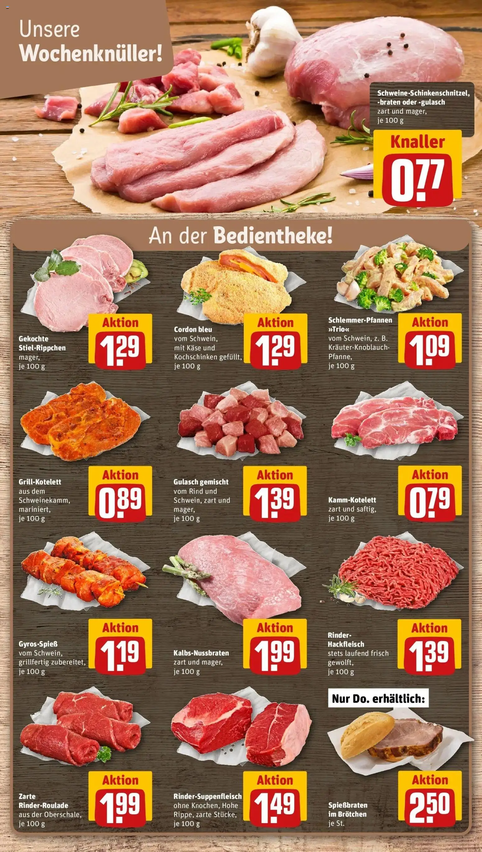 REWE Prospekt ab 05.10.2026 zum Blättern » Angebote | Seite: 10 | Produkte: Käse, Gulasch, Hackfleisch