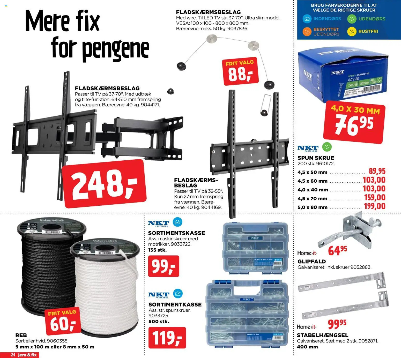 Jem & fix tilbudsavis – gyldig fra 31.05.2026 | Side: 25 | Produkter: TV, Skrue