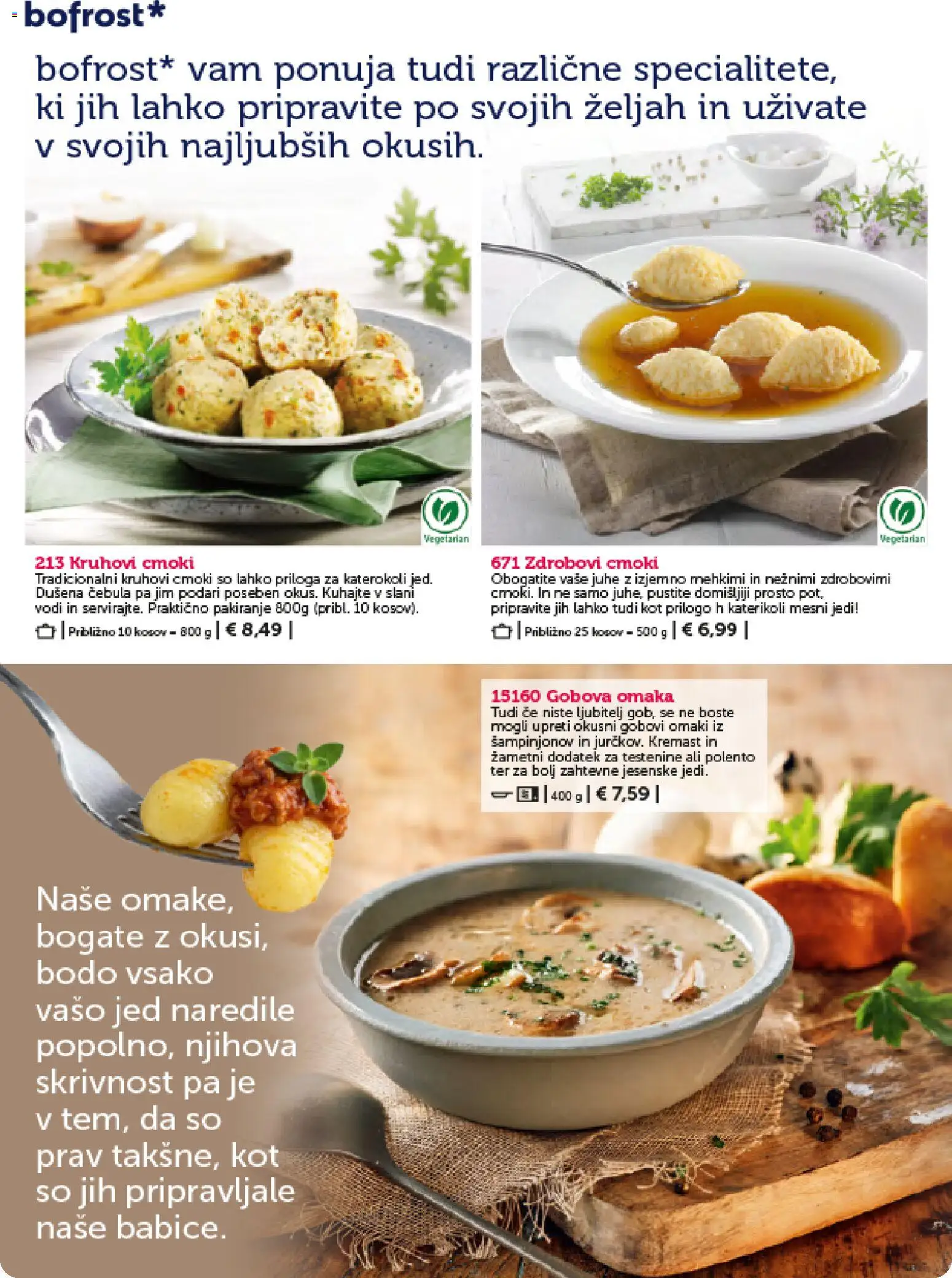 Novi Bofrost katalog ponudbe – veljaven od 01.02.2026 | Stran: 38 | Izdelki: Juhe, Testenine, Cebula, Omaka