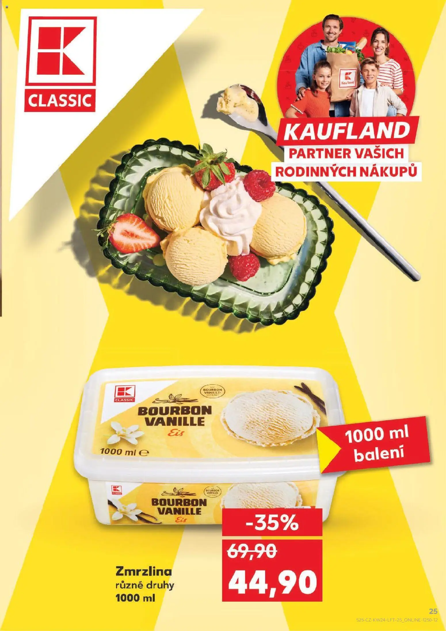 Kaufland leták - Liberec od 10.06.2026 | Strana: 25 | Produkty: Bourbon, Zmrzlina