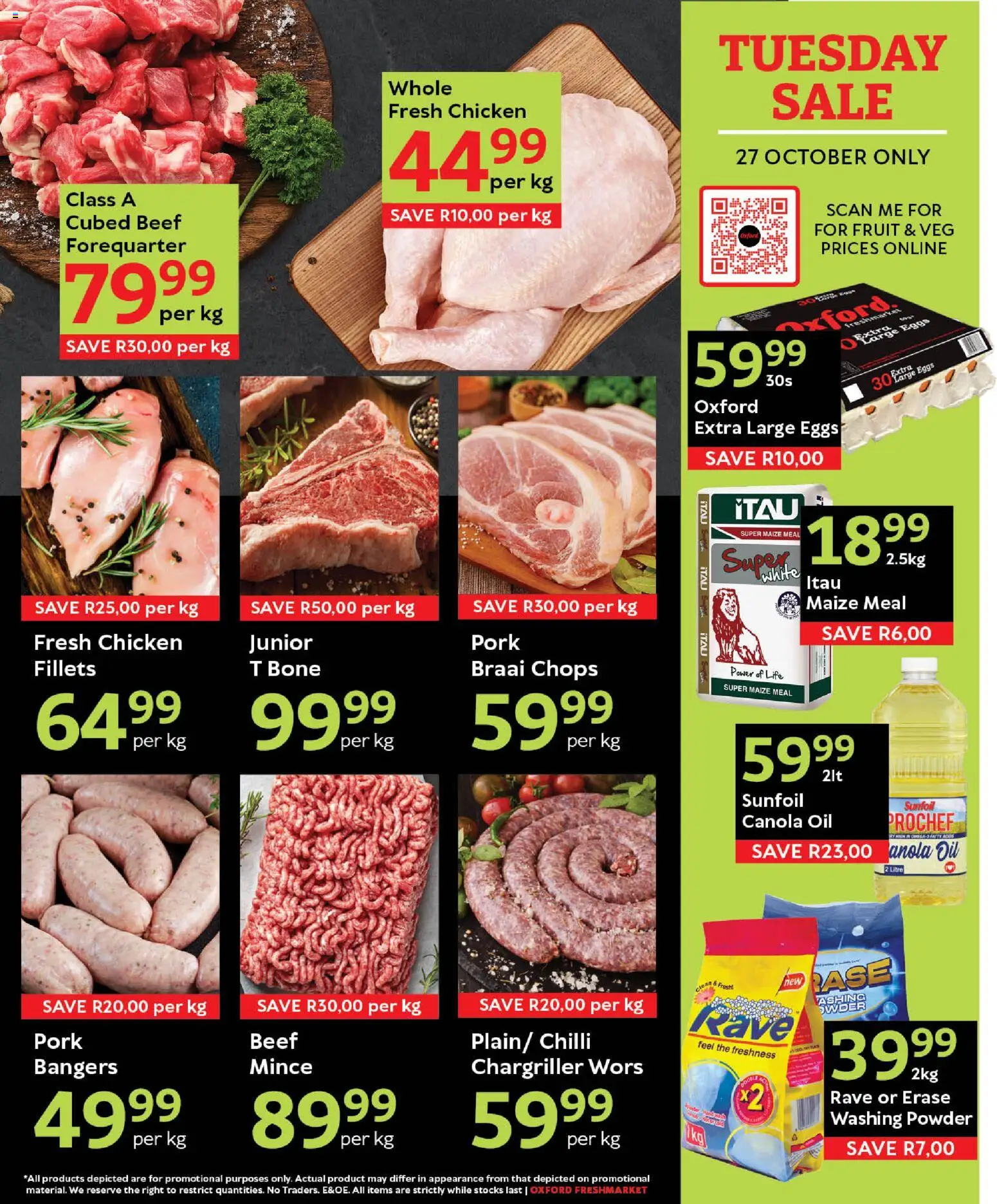 New Oxford Freshmarket catalogue – valid from 27/10/2026 | Page: 2 | Products: Eggs, Oil, Beef, Chilli