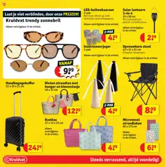 Kruidvat folder week 22 - Voorbeeld van een folder van Kruidvat, geldig van 25.05.2026 | Pagina: 52 | Producten: Lantaarn, Zonnebril, Stoel, Hanger