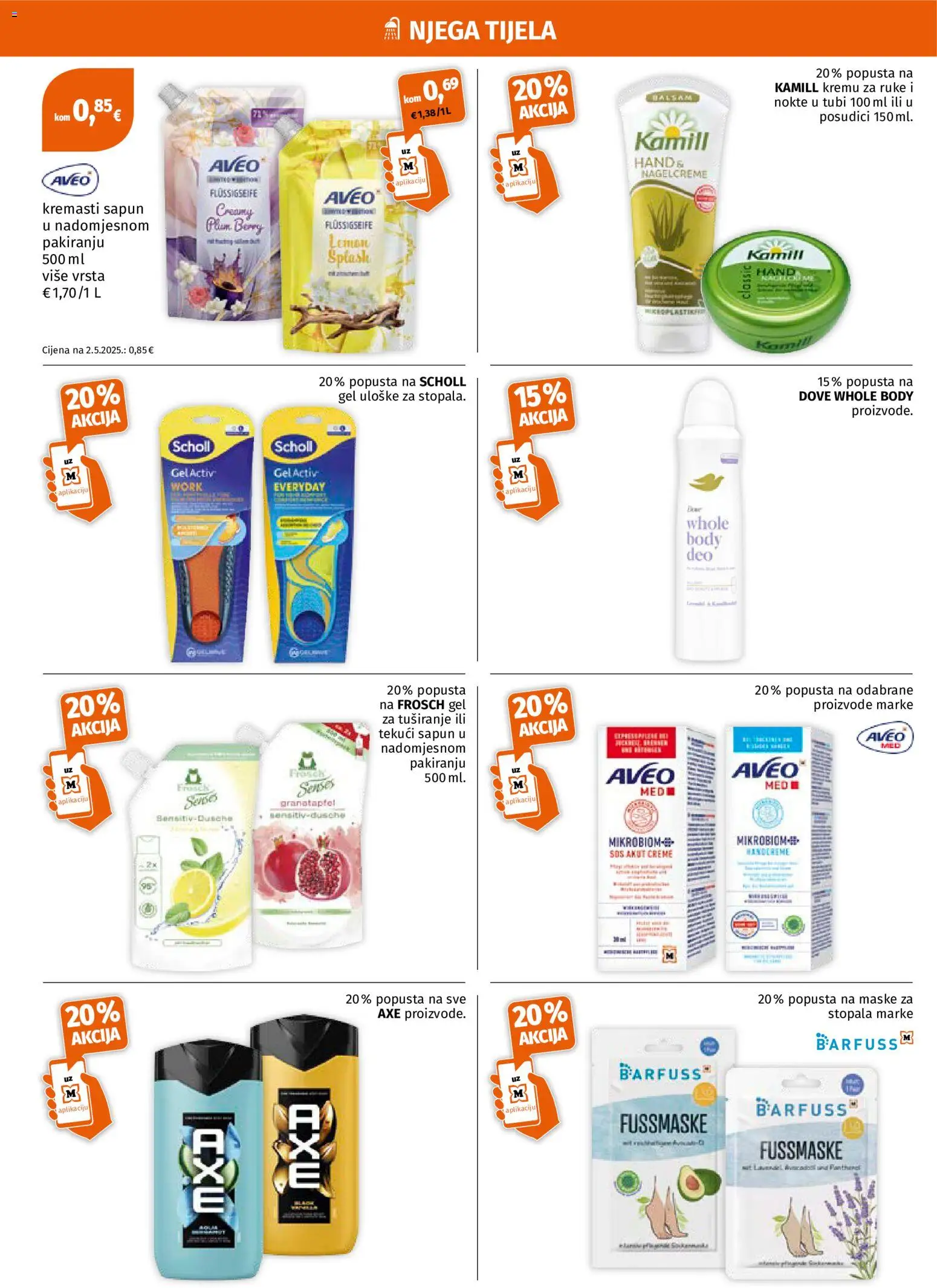 Müller katalog | vrijedi od 19.10.2026 | Stranica: 4 | Proizvodi: Maske, Sapun, Dove, Axe