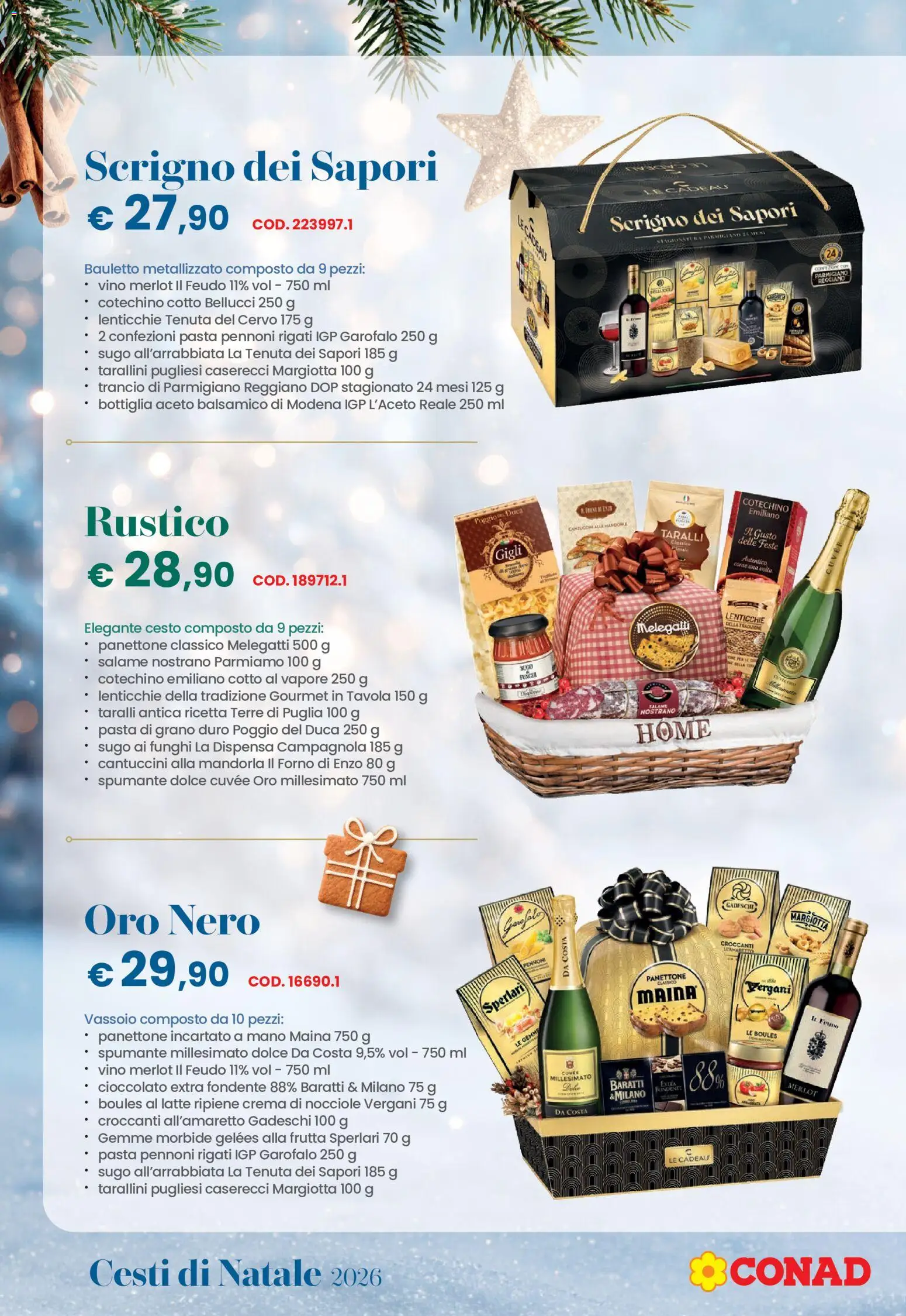 Volantino Conad del 26/10/2026 | Pagina: 12 | Prodotti: Latte, Vino, Nocciole, Spumante