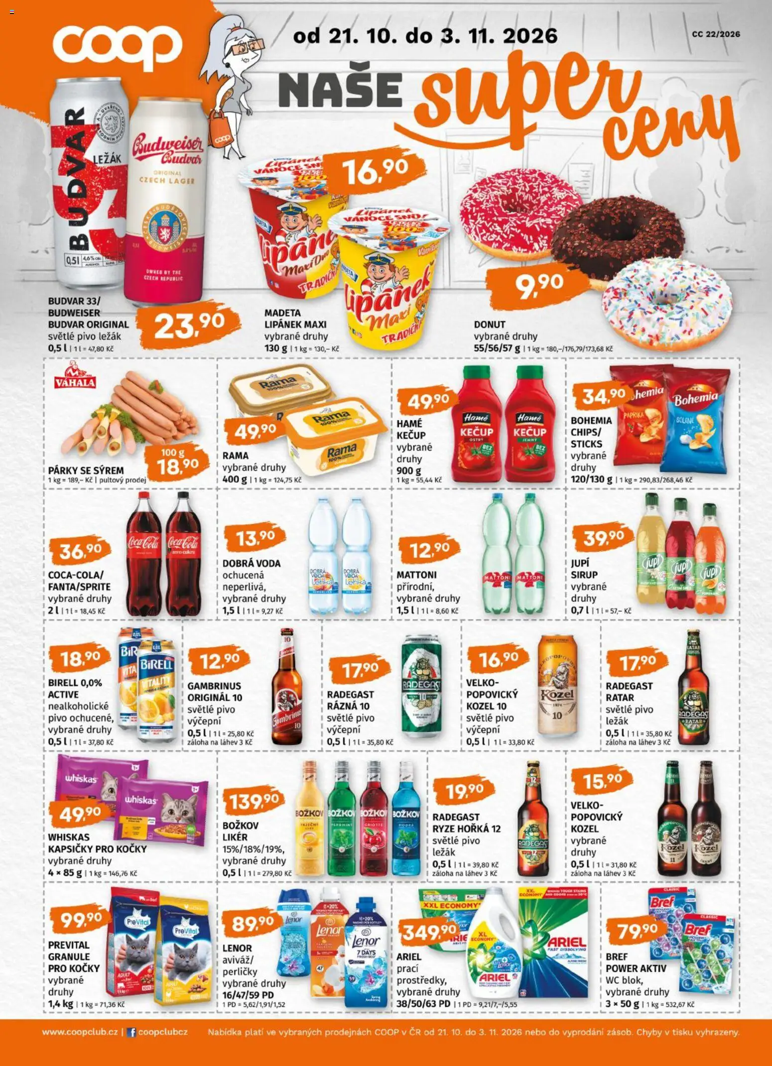 Terno leták od 21.10.2026 | Strana: 17 | Produkty: Dobrá voda, Rýže, Božkov, Láhev