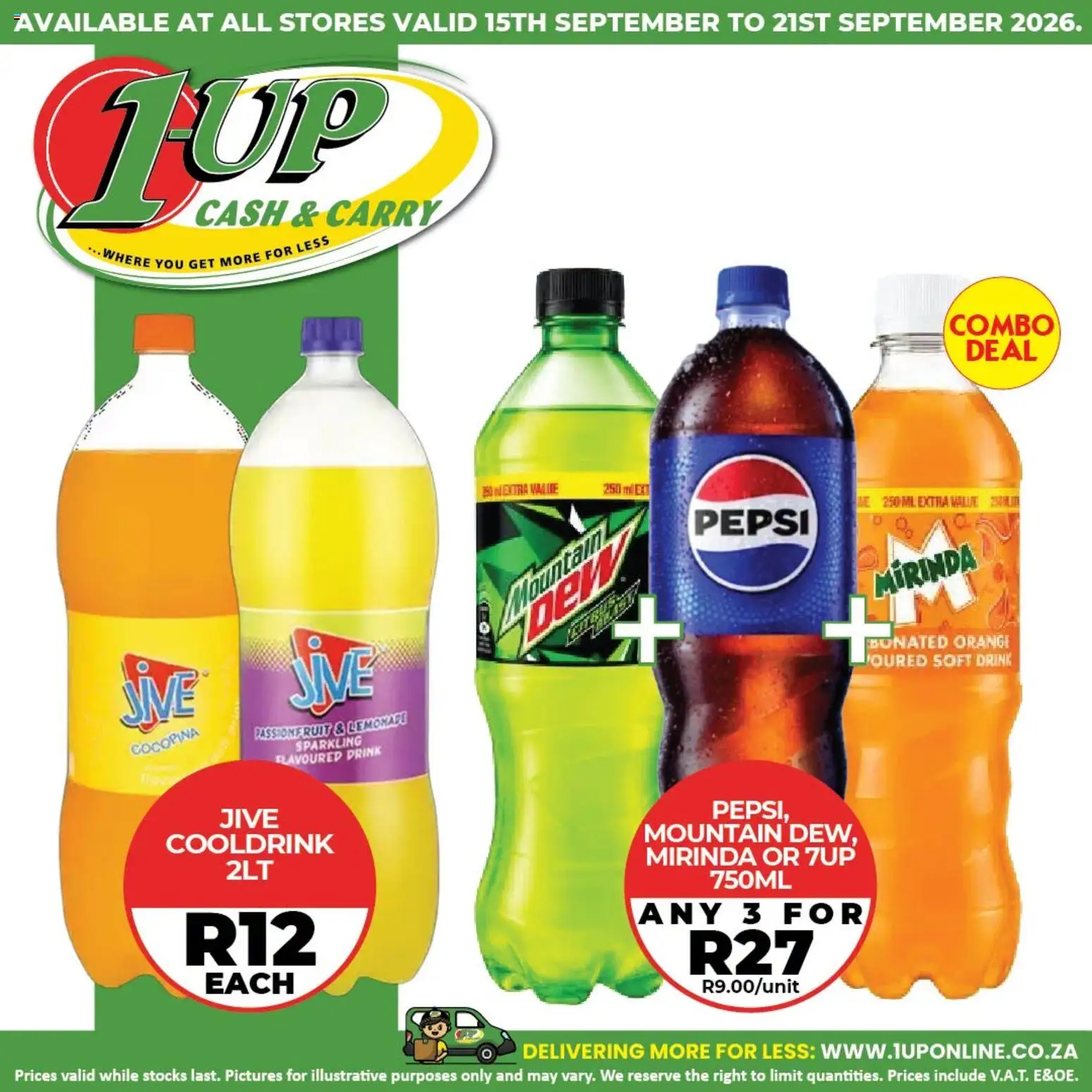 New 1UP Cash & Carry catalogue – valid from 15/09/2026 | Page: 4 | Products: Lemonade