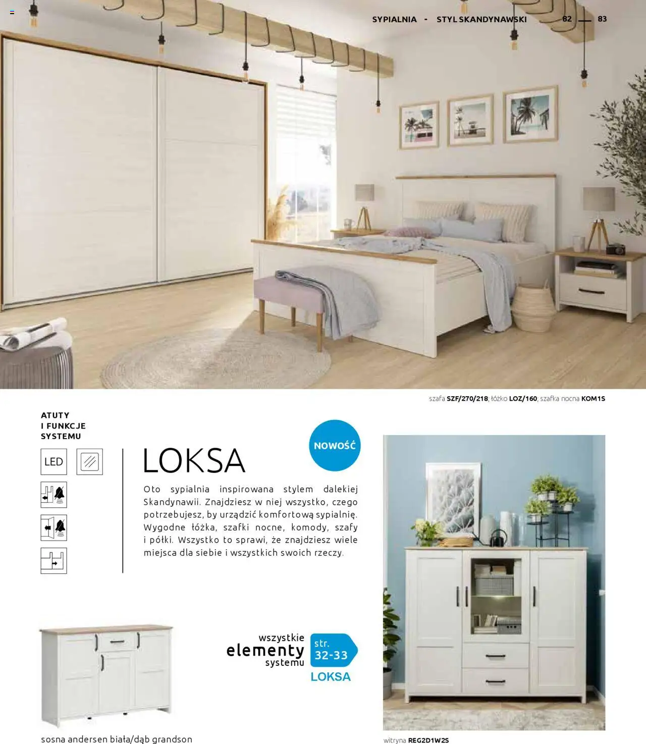 Black Red White Gazetka - Katalog rodzinnych wnętrz od 24.05.2024 | Strona: 83 | Produkty: Łóżko, Szafa, Szafka nocna